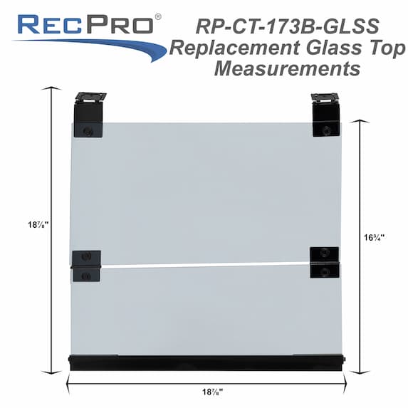 Replacement glass folding top measurements.