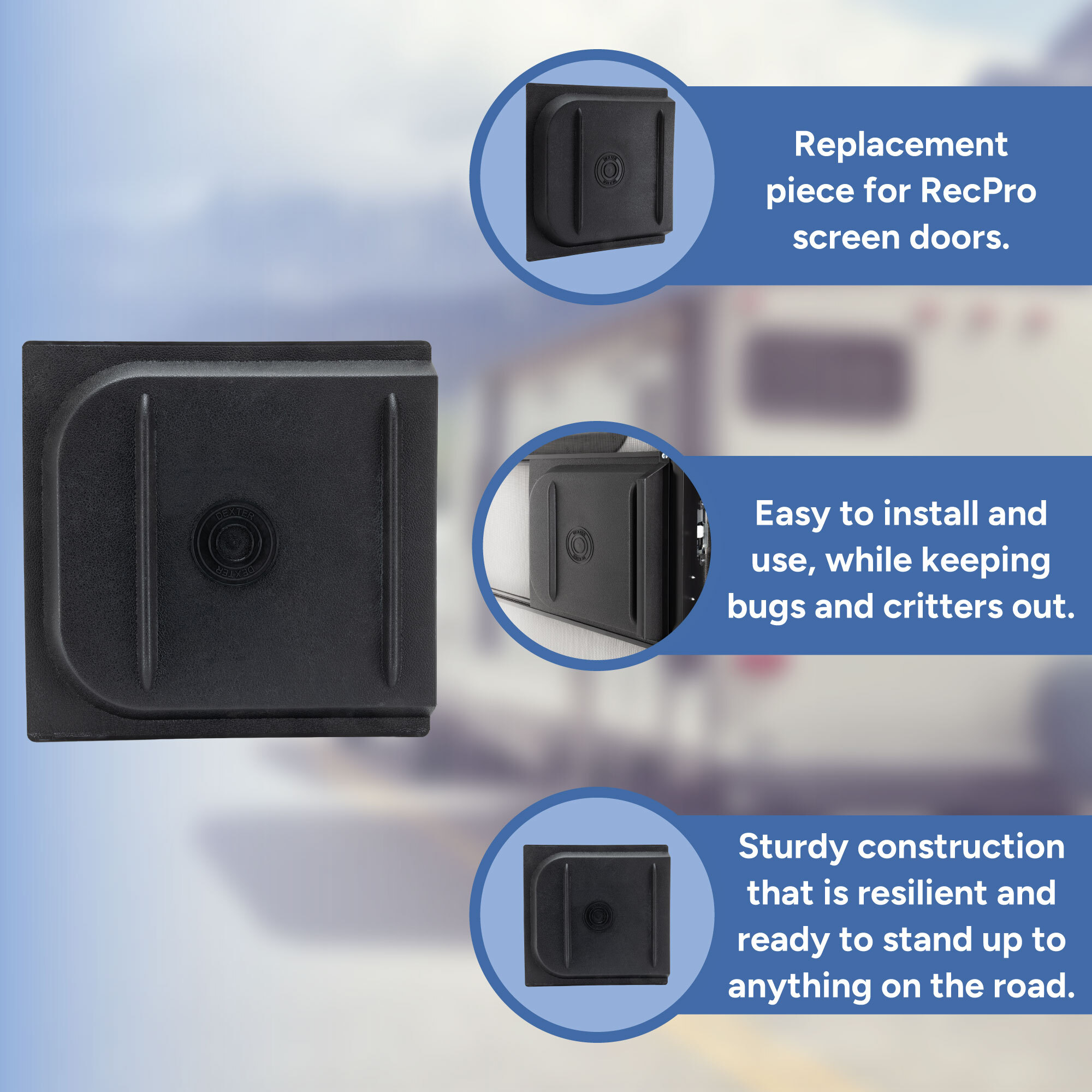 Replacement, Easy to install, Sturdy construction