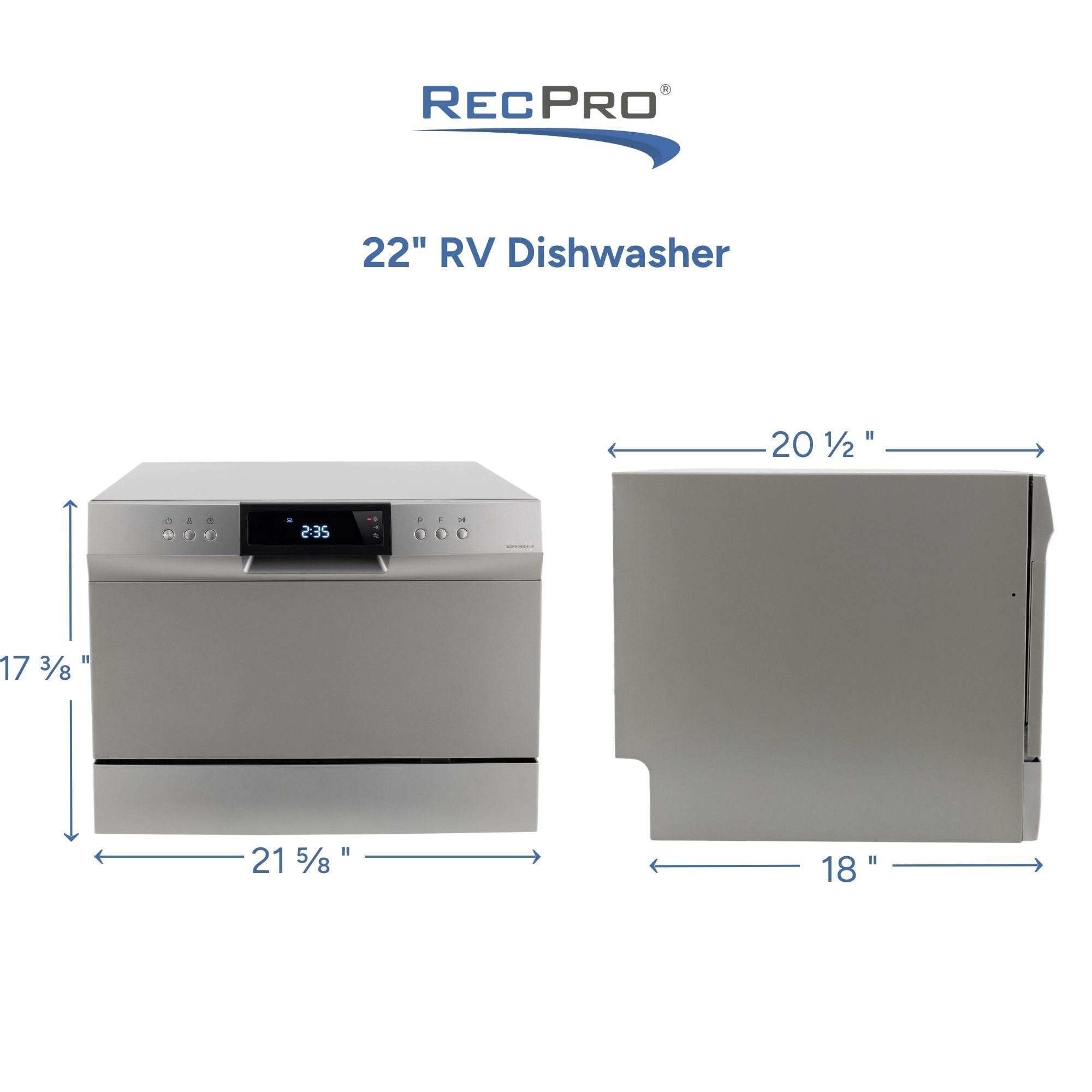 22" RV Dishwasher Measurements 22" RV Dishwasher Measurements