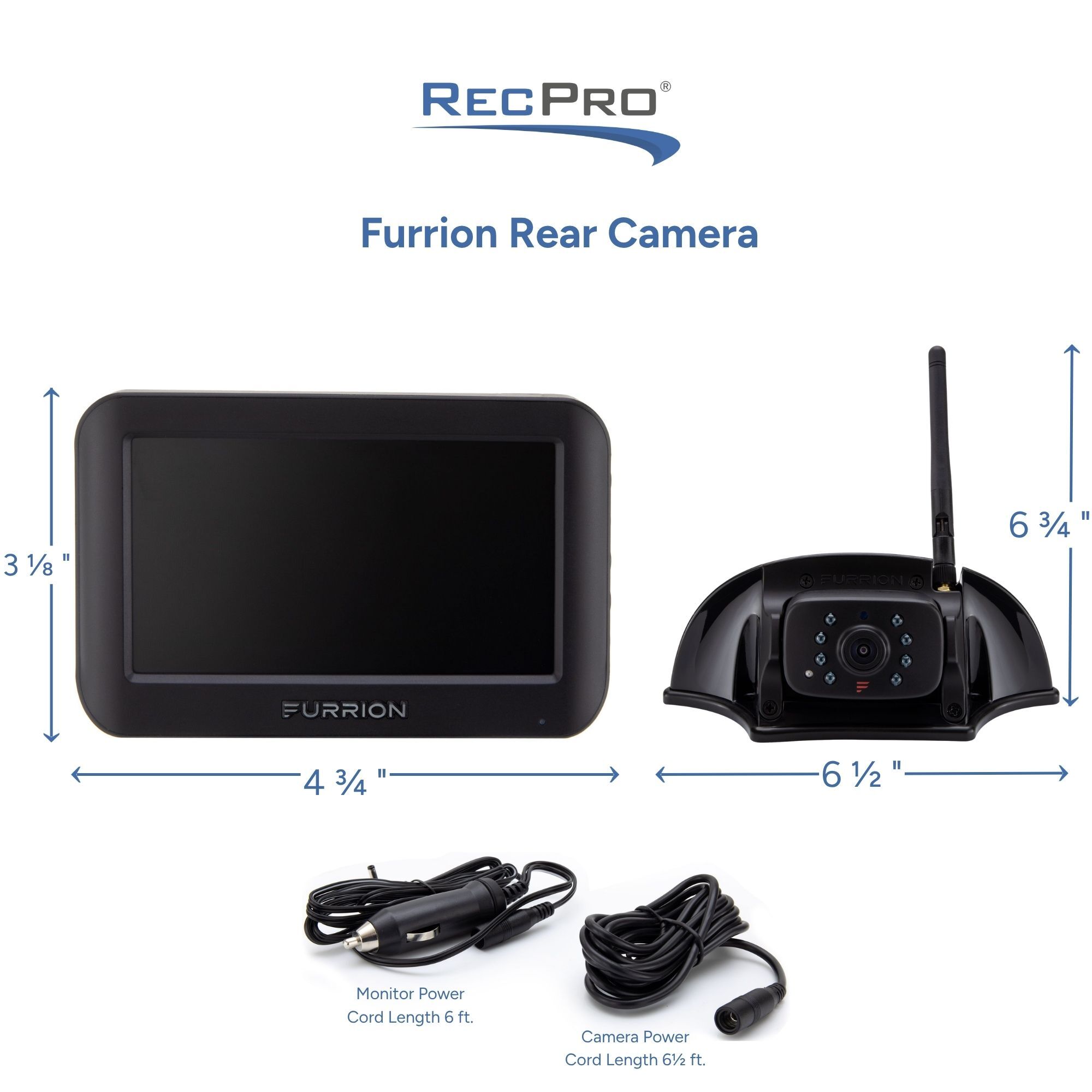 Furrion Rear Camera Measurements 