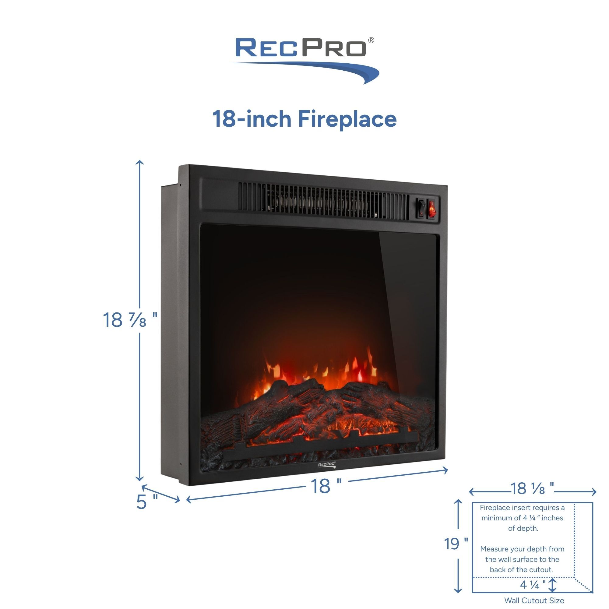 18 Inch Fireplace Measurements 18 Inch Fireplace Measurements