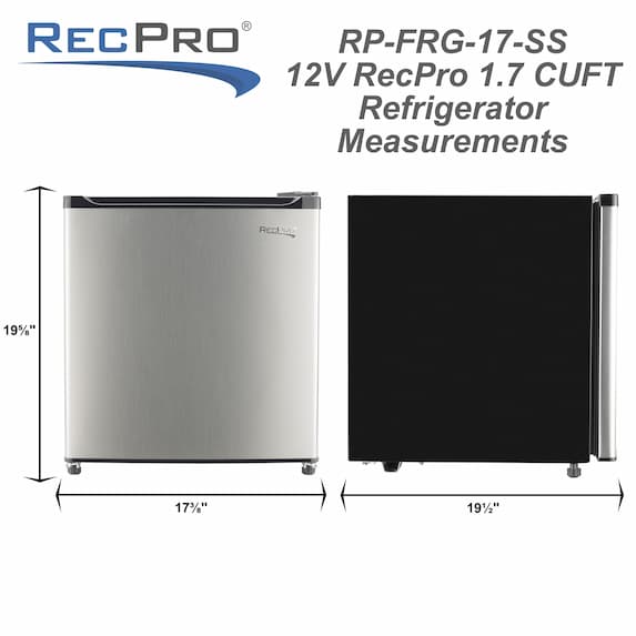 fridge measurements 17 3/8 x 19 5/8