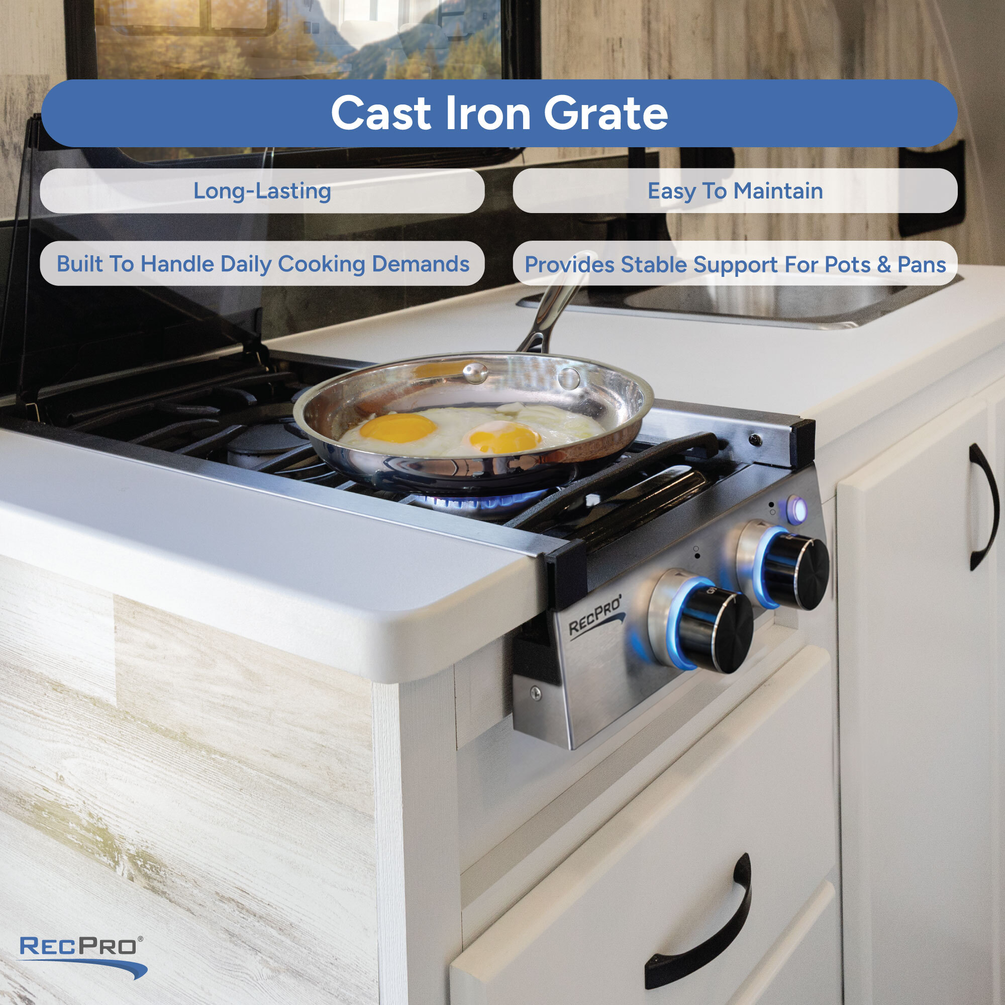 Long-Lasting, Easy to Maintain, Built to Handle Daily Cooking Demands, Provides Stable Support for Pots and Pans