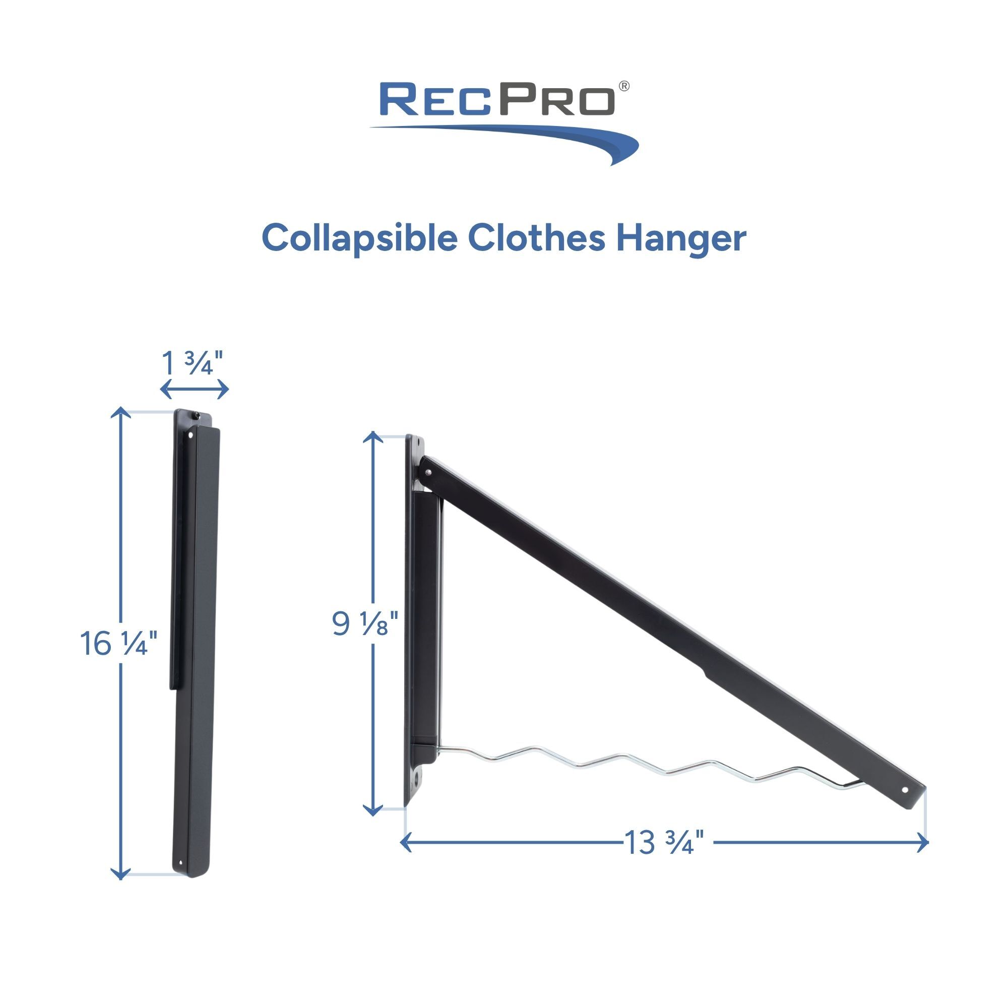 Collapsible Clothes Hanger Measurements Collapsible Clothes Hanger Measurements