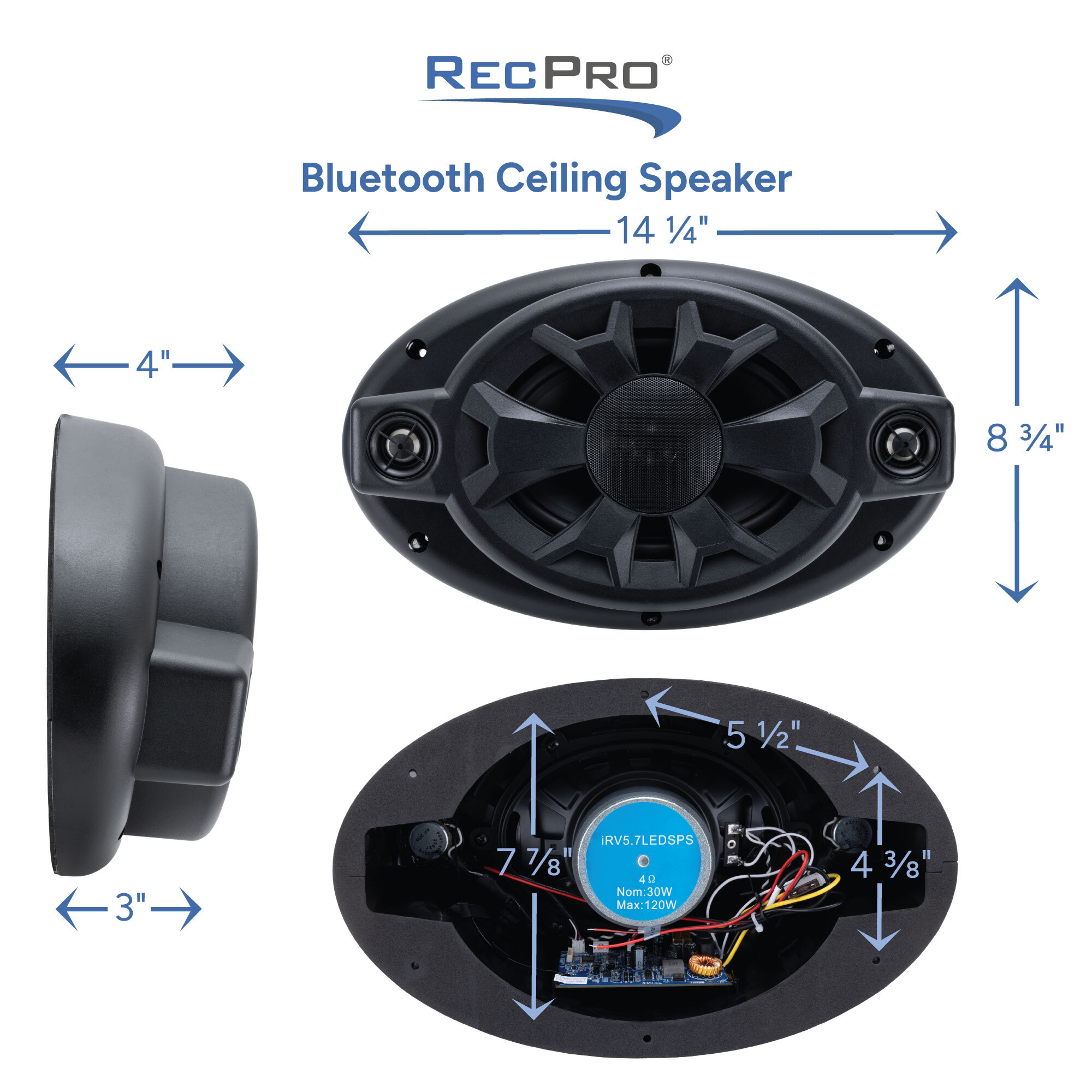 Bluetooth Ceiling Speaker Measurements 