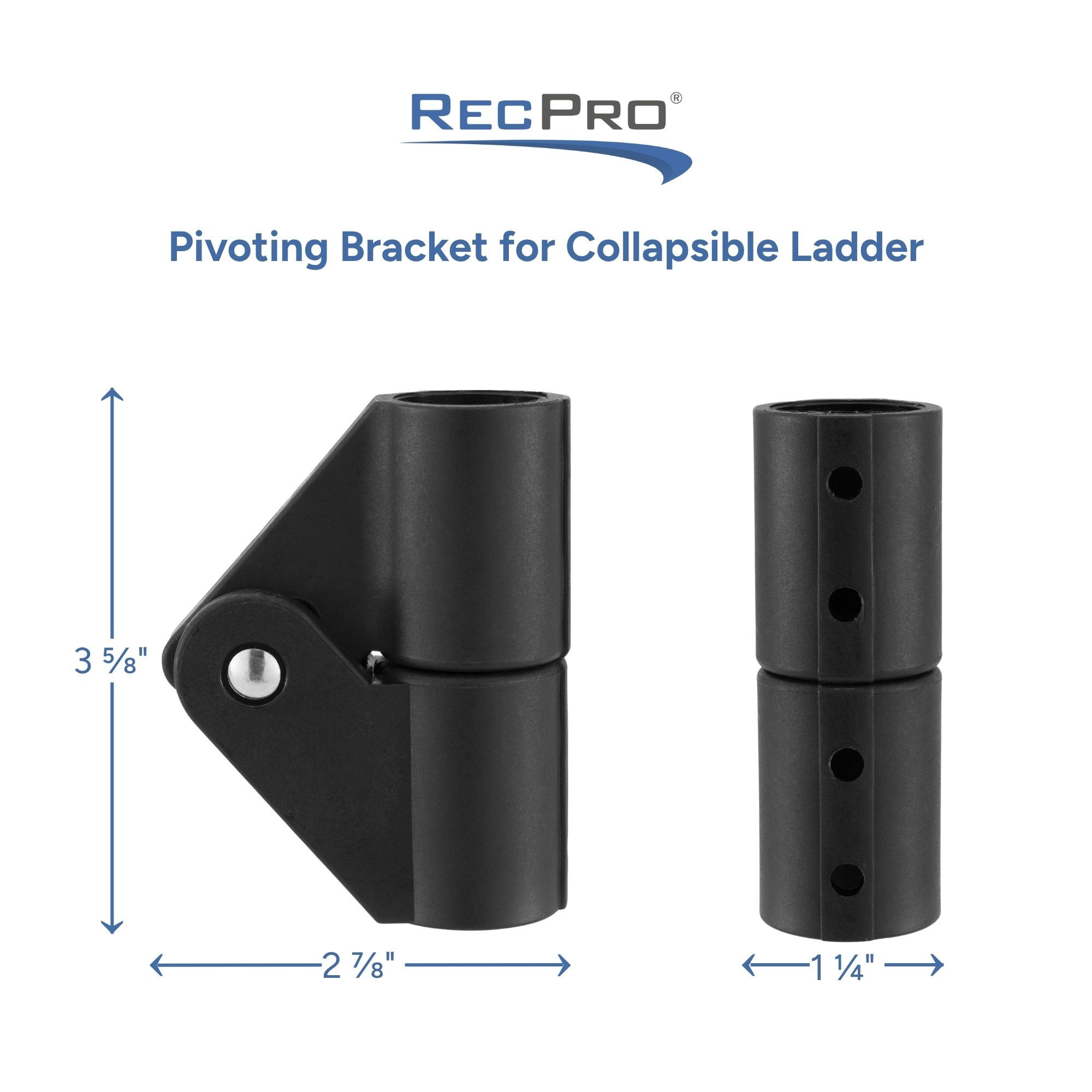 Pivoting Bracket for Collapsible Ladder Measurements 