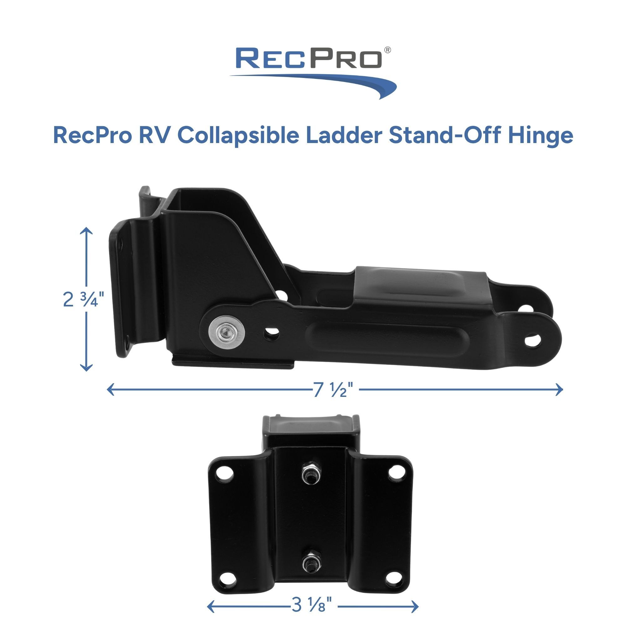 RecPro RV Collapsible Ladder Stand-Off Hinge Measurements RecPro RV Collapsible Ladder Stand-Off Hinge Measurements