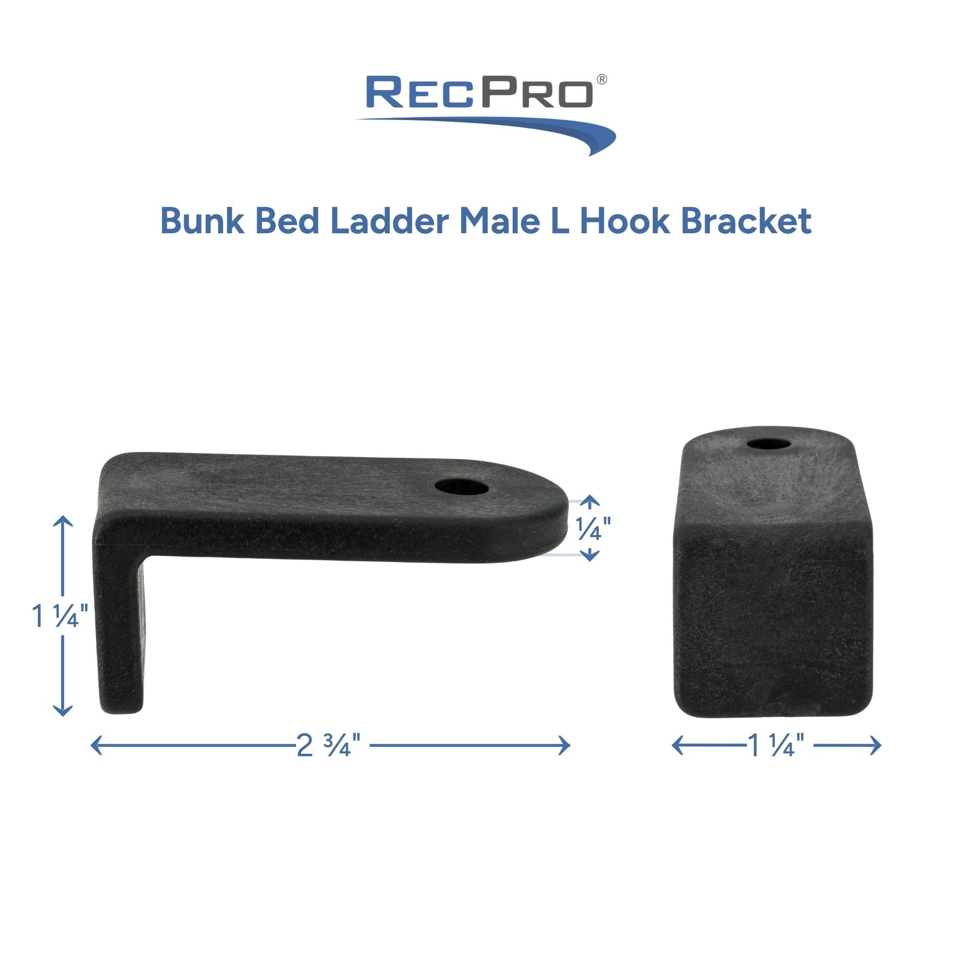 Bunk Bed Ladder Male L Hook Bracket Measurements 