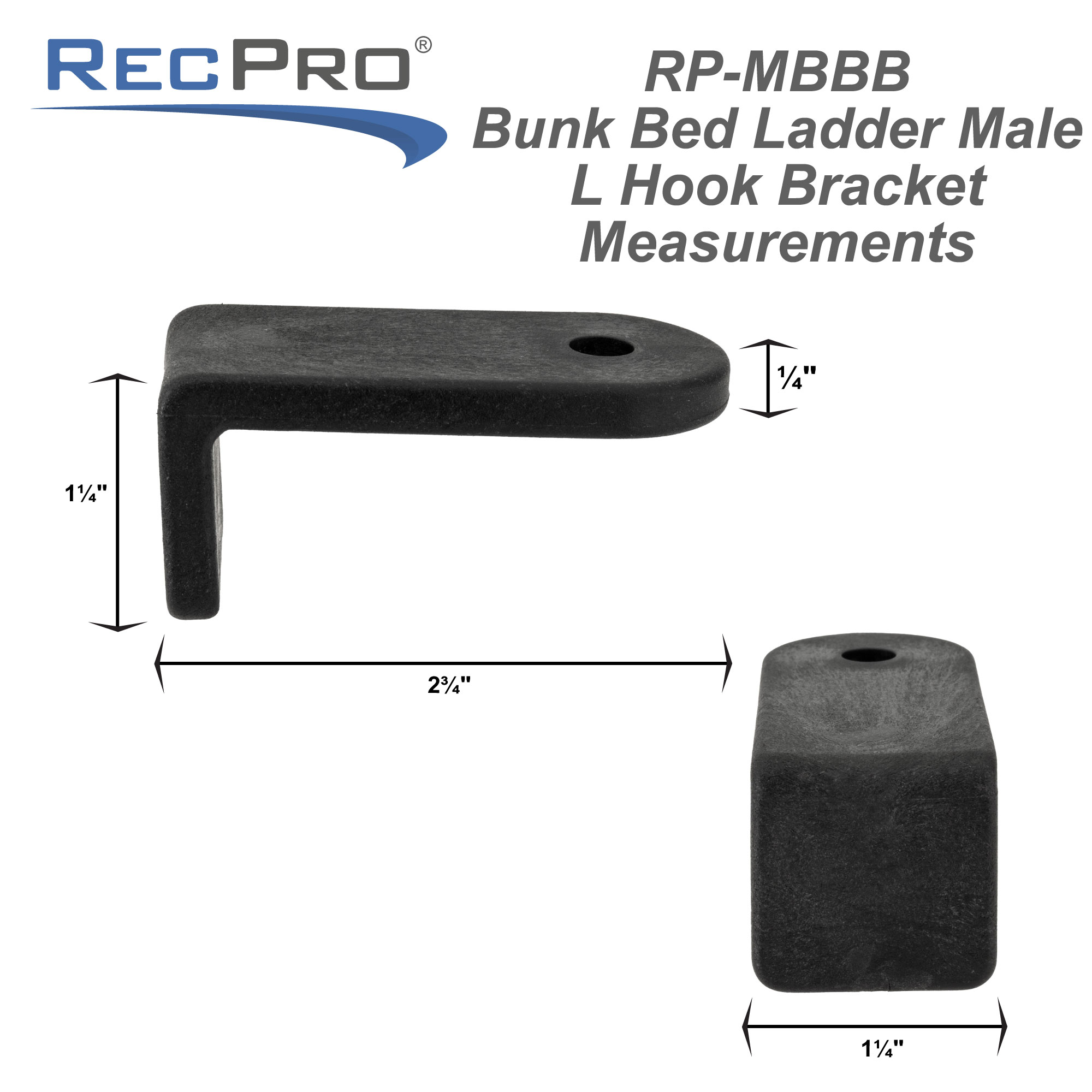 RV Bunk Ladder Hooks Pair RecPro