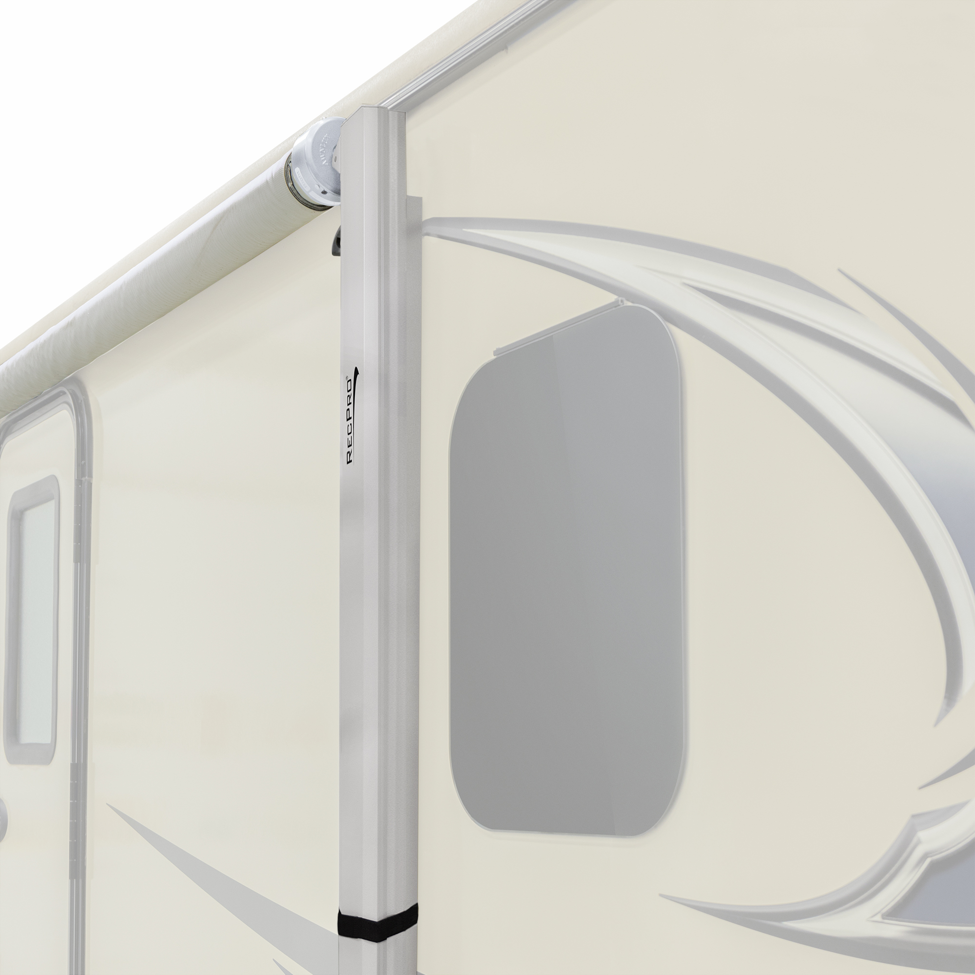 RecPro Electric RV Awning Assembly in White