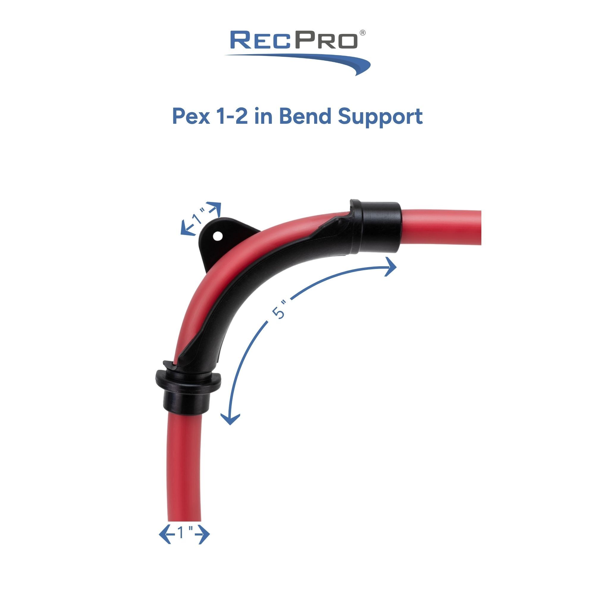 Pex 1-2 in Bench Support Measurements 