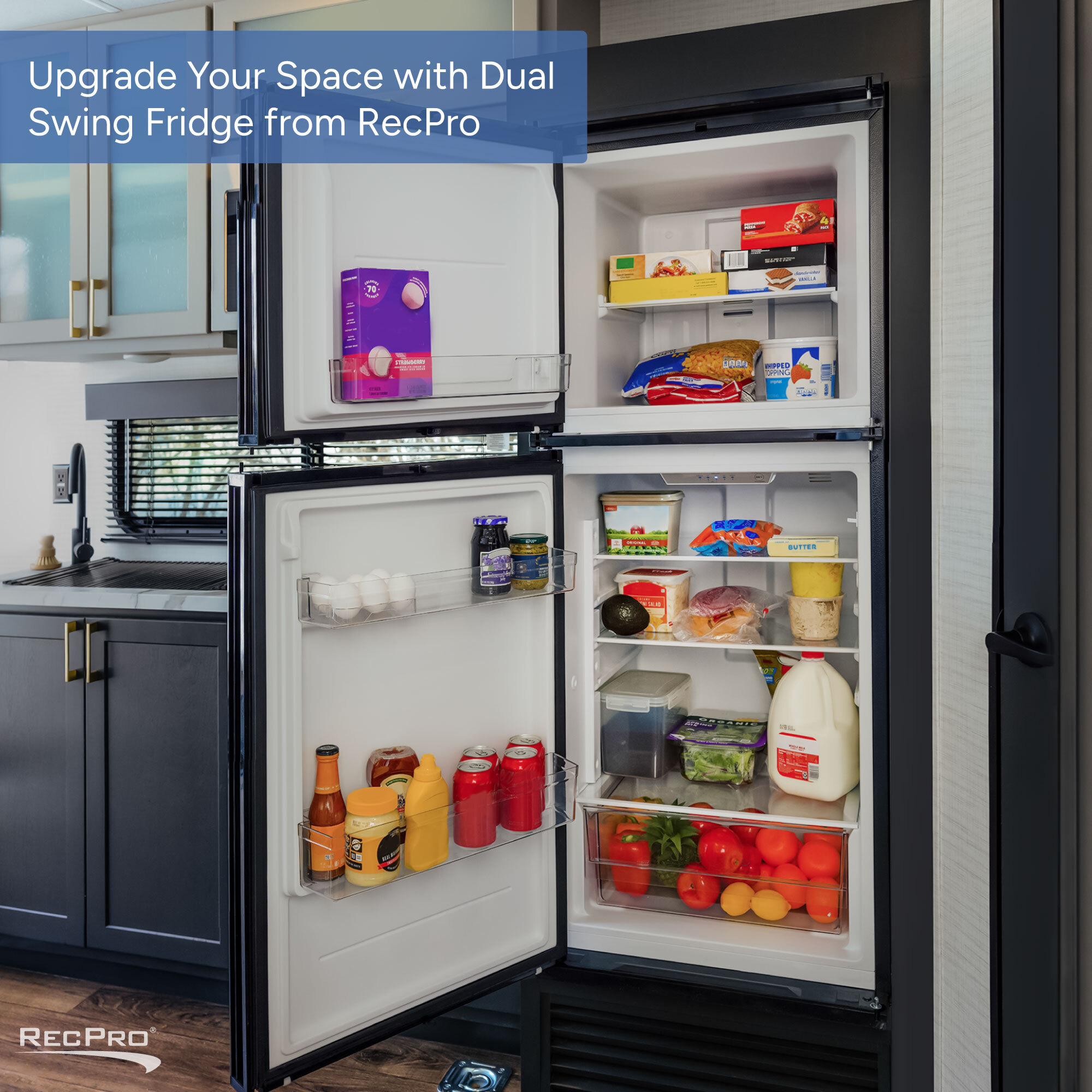 Upgrade your Space with Dual Swing Fridge from RecPro
