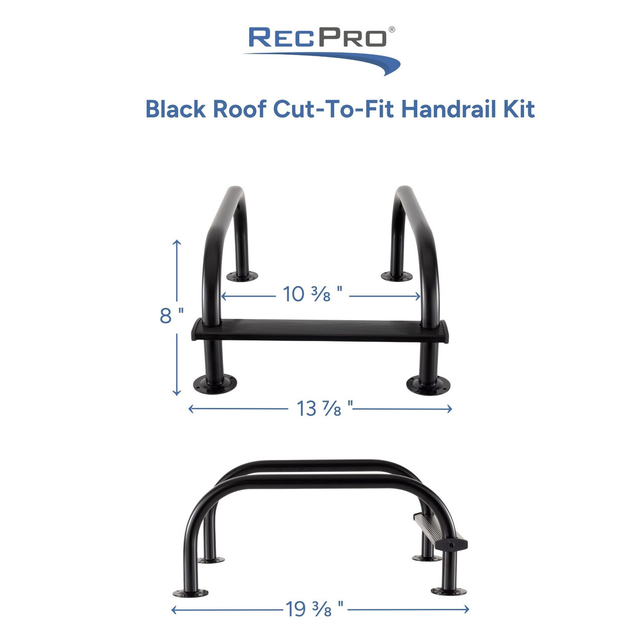 Roof Cut-To-Fit Handrail Kit Measurements 