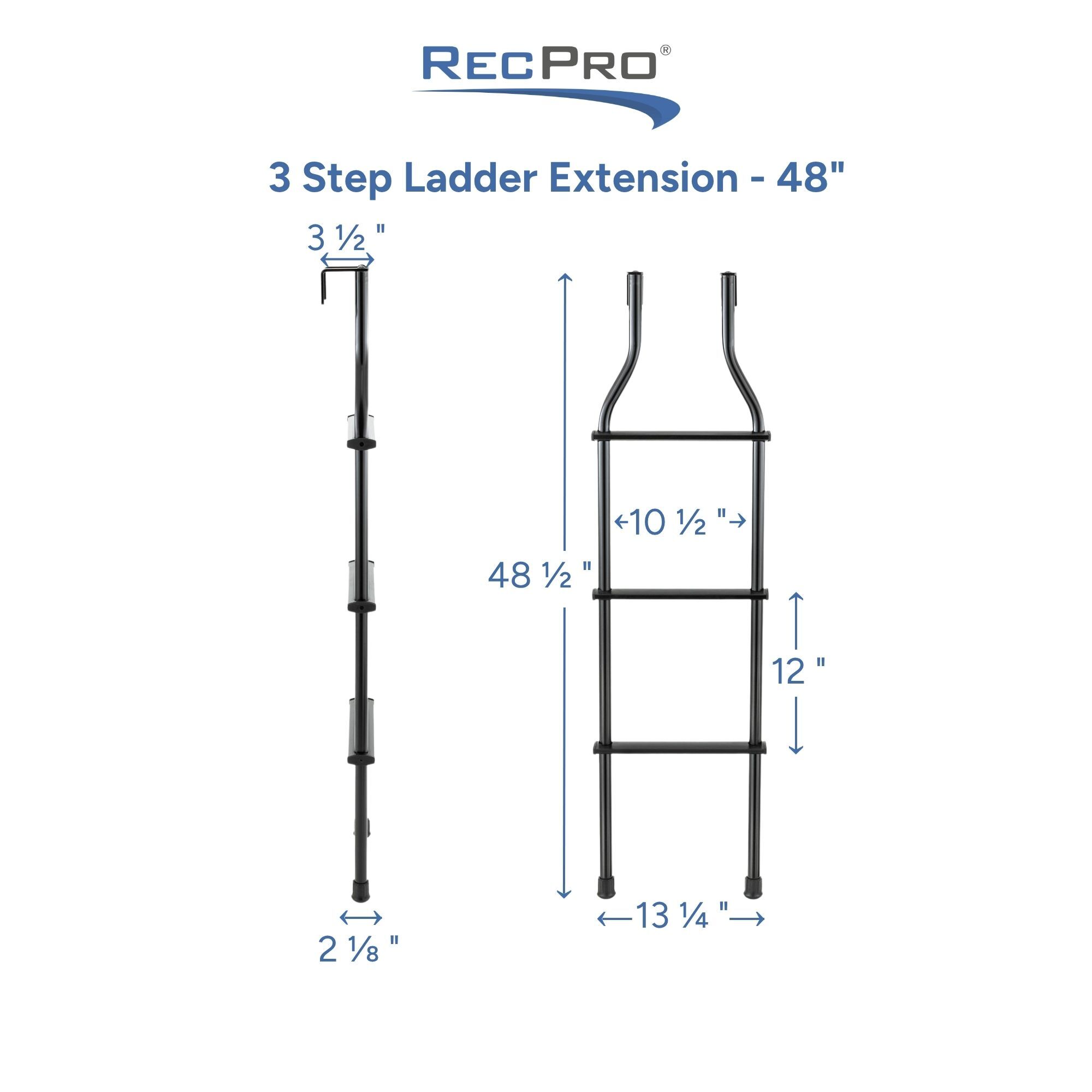 3 Step Ladder Extension 48" Measurements