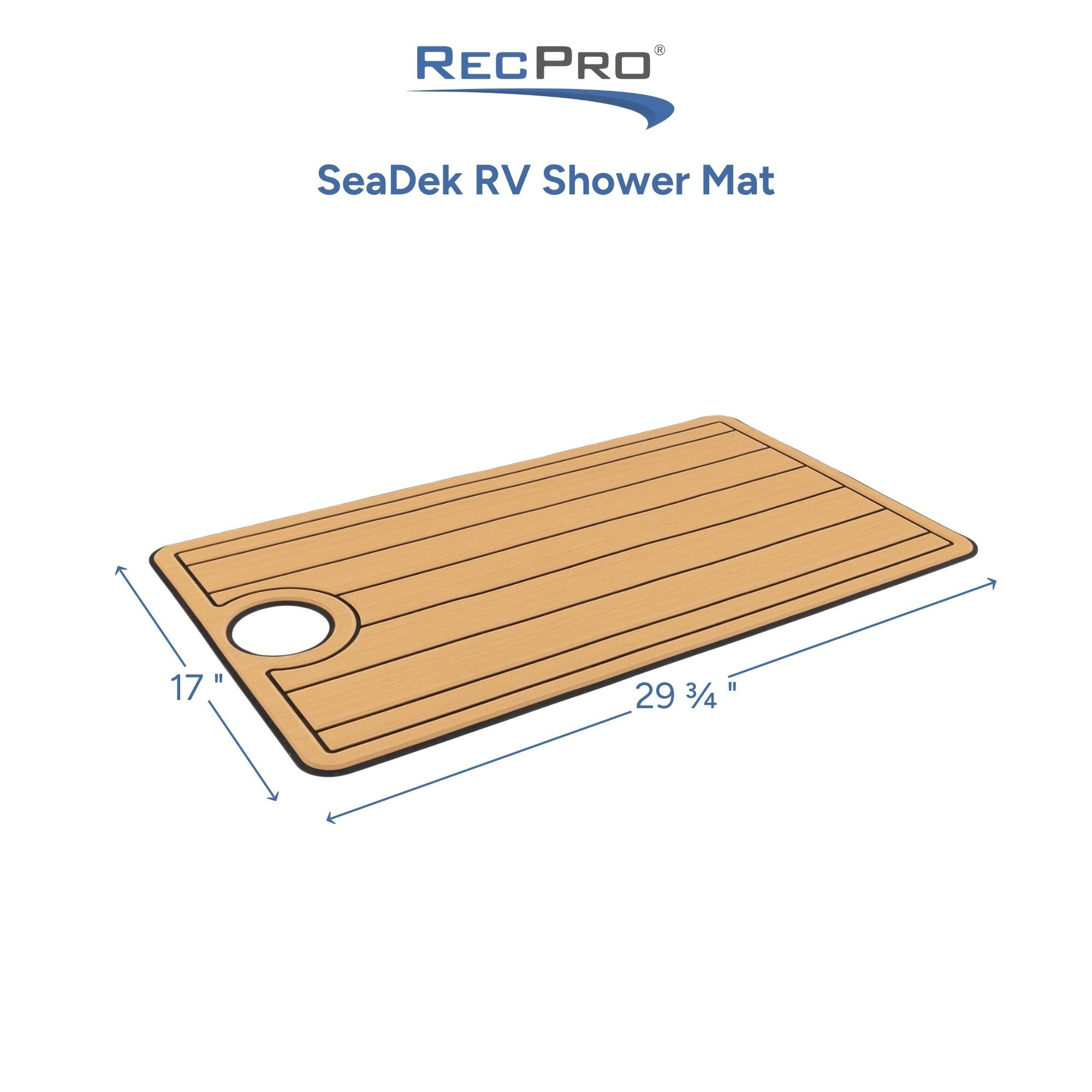 SeaDek RV Shower Mat Measurements SeaDek RV Shower Mat Measurements