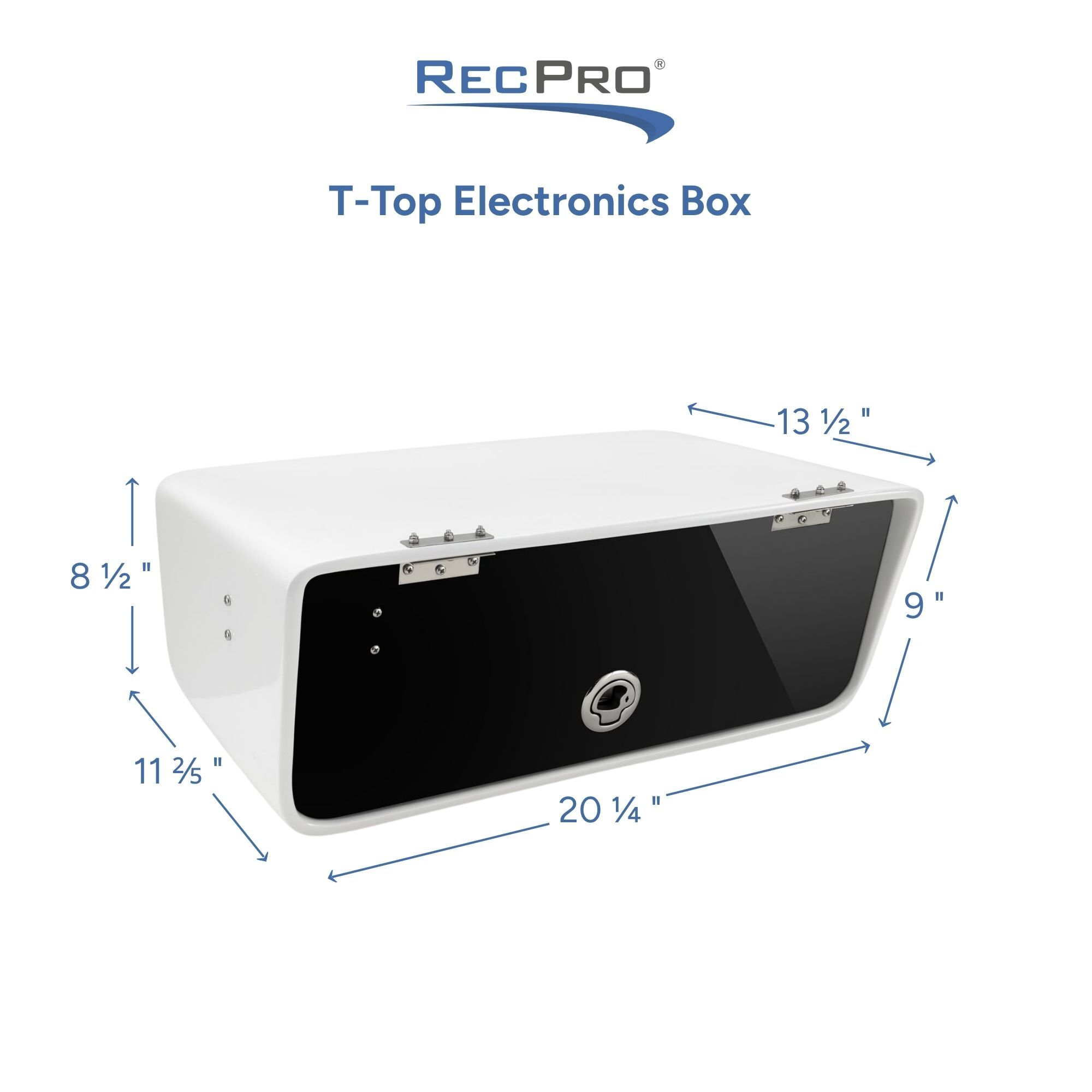 T-Top Electronics Storage Box Measurements T-Top Electronics Storage Box Measurements