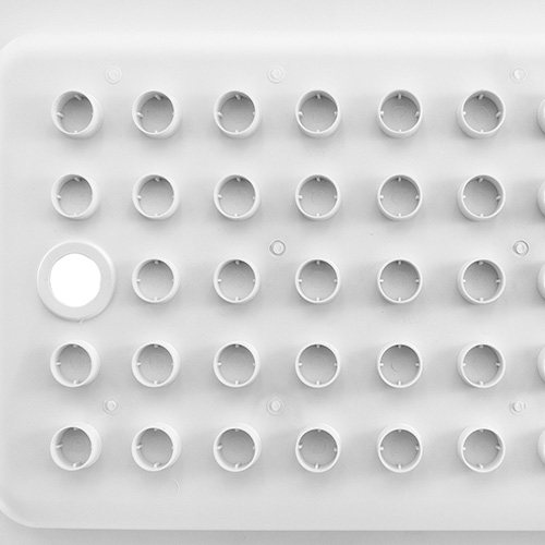 RV Shower Pan 32 x 24 x 5 Right Drain in White - RecPro