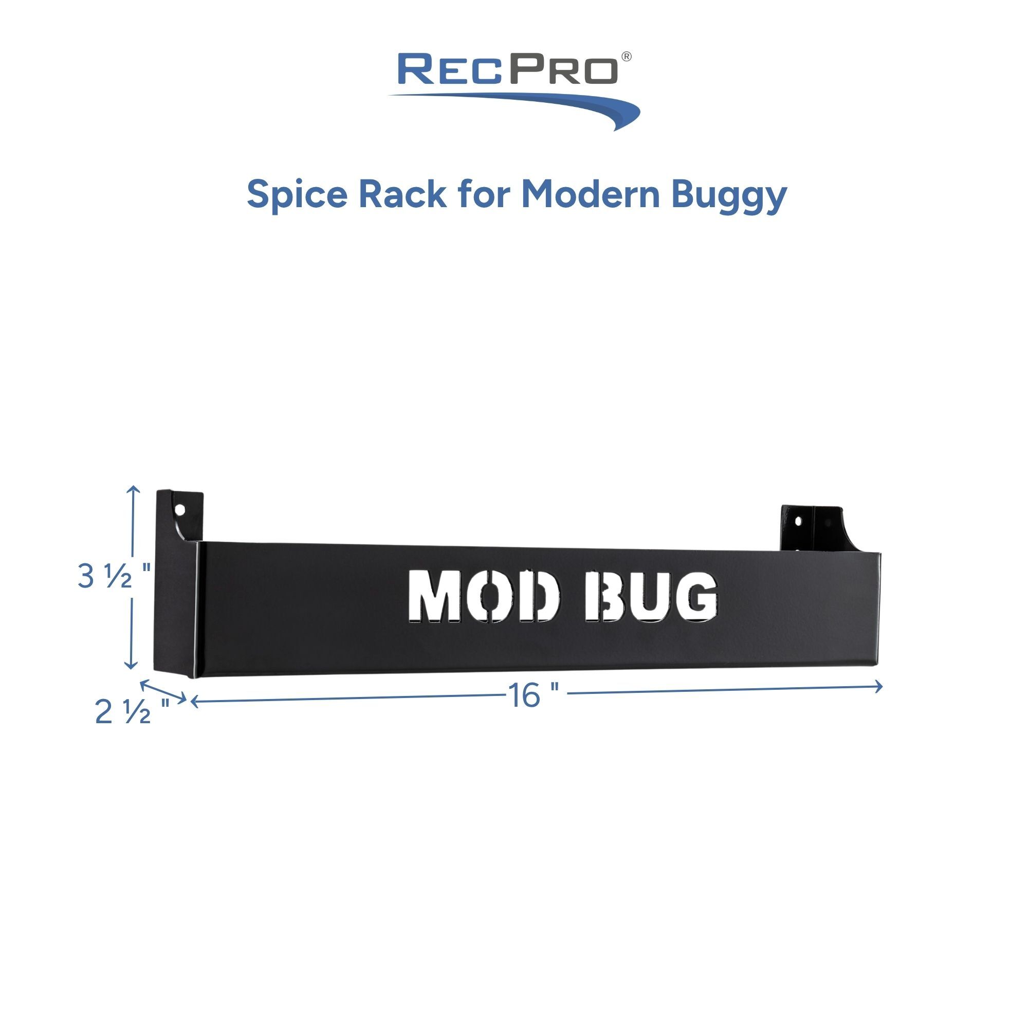 Spice Rack for Modern Buggy Measurements Spice Rack for Modern Buggy Measurements