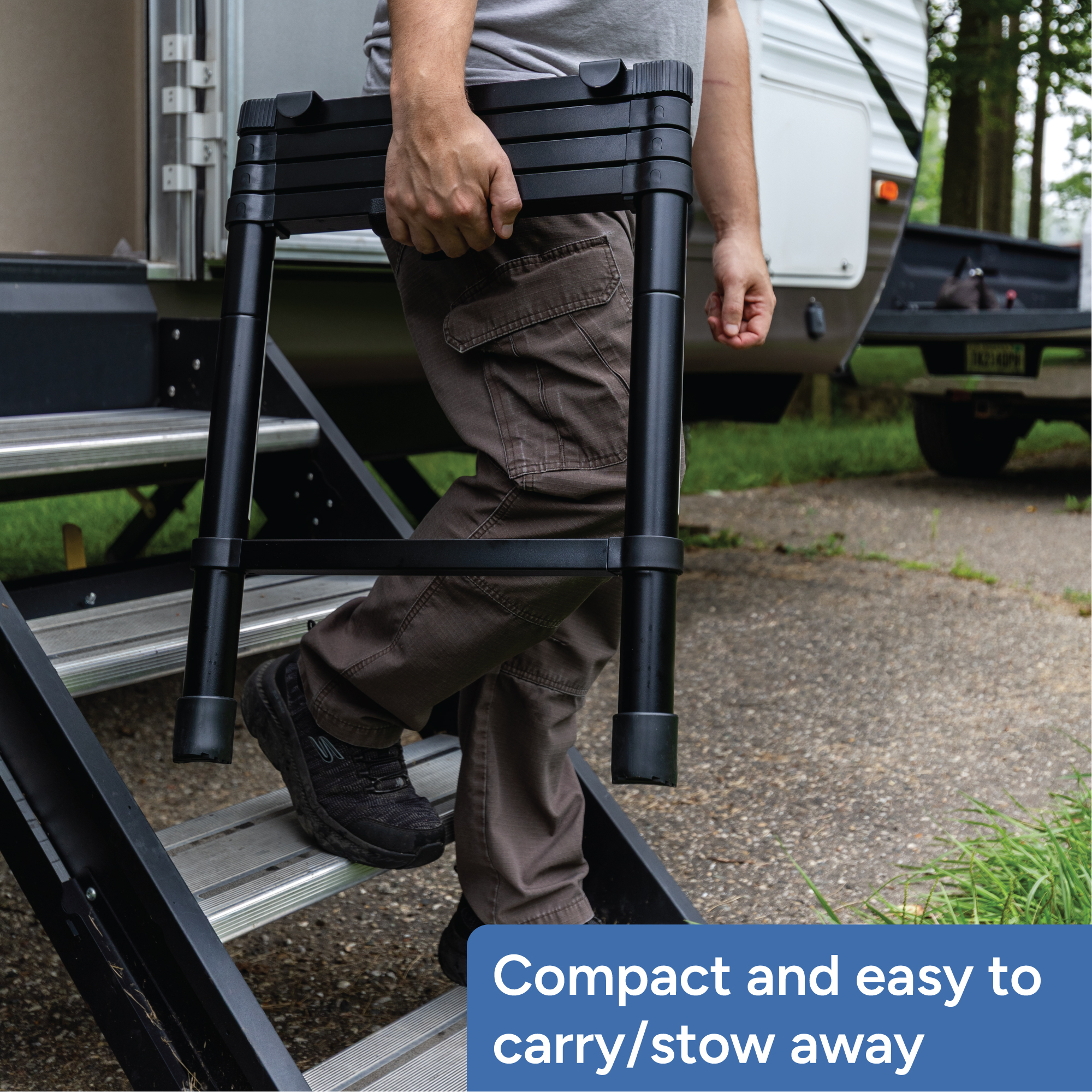 Compact and easy to carry/stow away