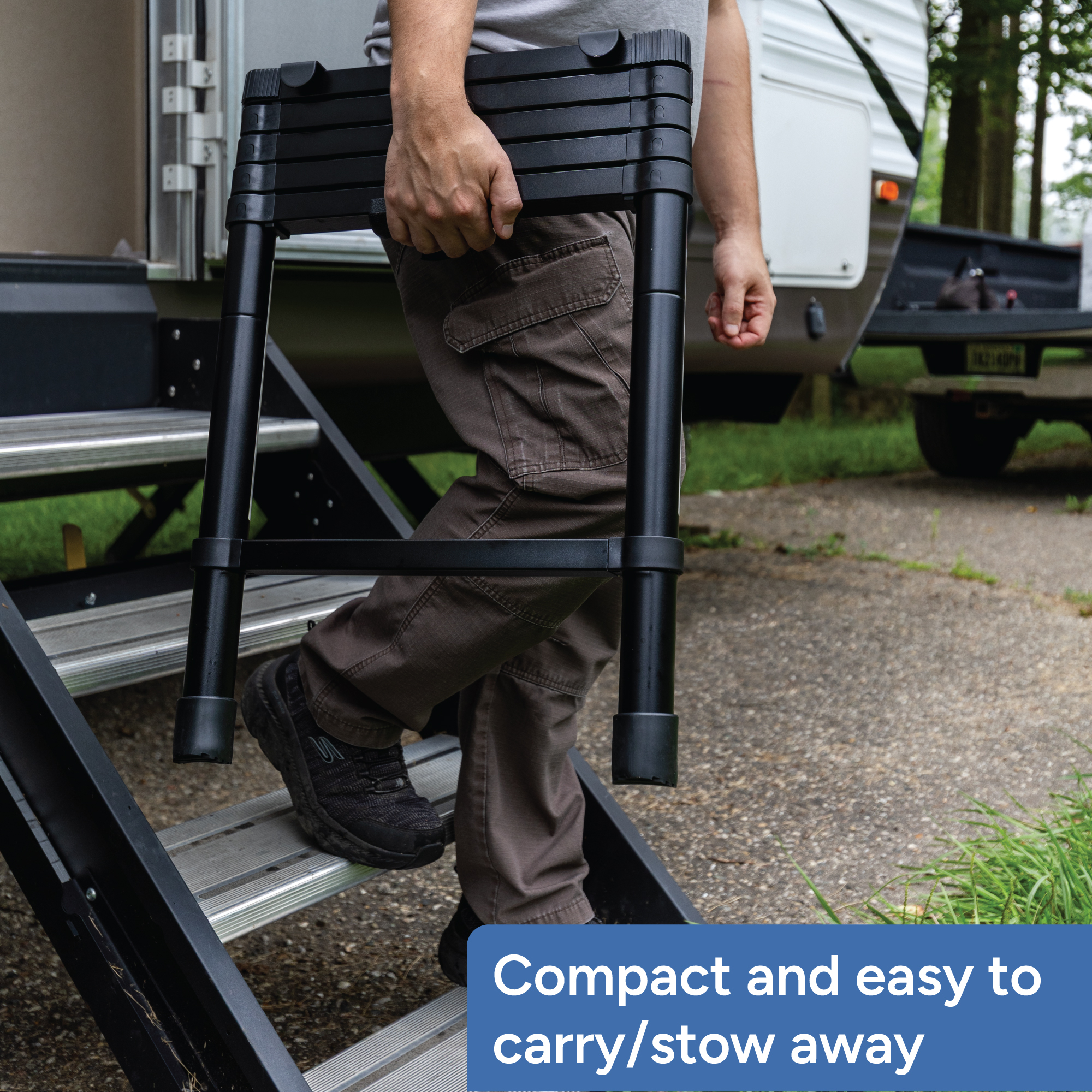 Compact and easy to carry/stow away