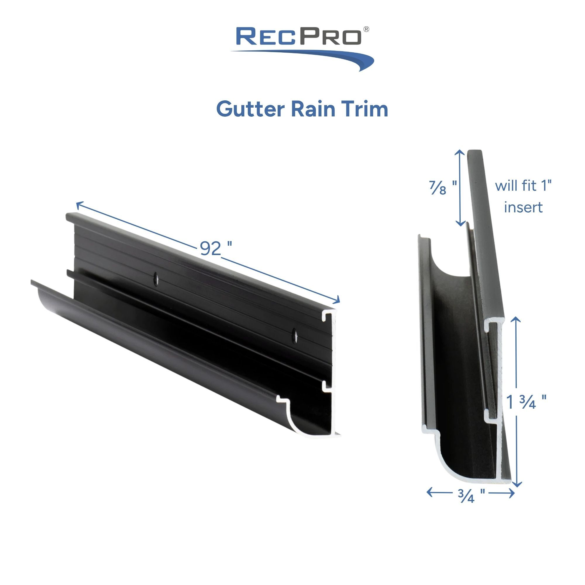 Gutter Rain Trim Measurements Gutter Rain Trim Measurements