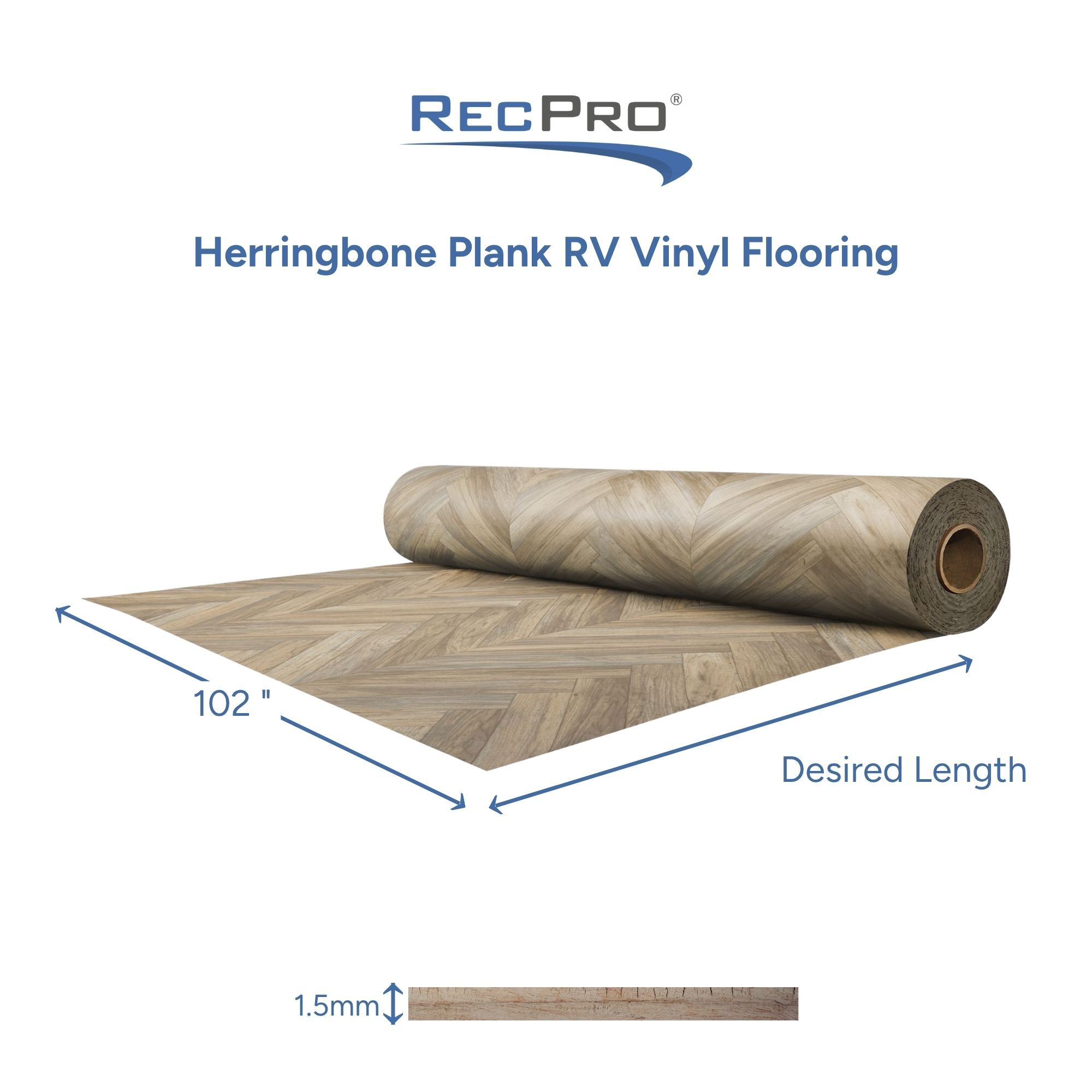 Herringbone Plank RV Vinyl Flooring Measurements Herringbone Plank RV Vinyl Flooring Measurements