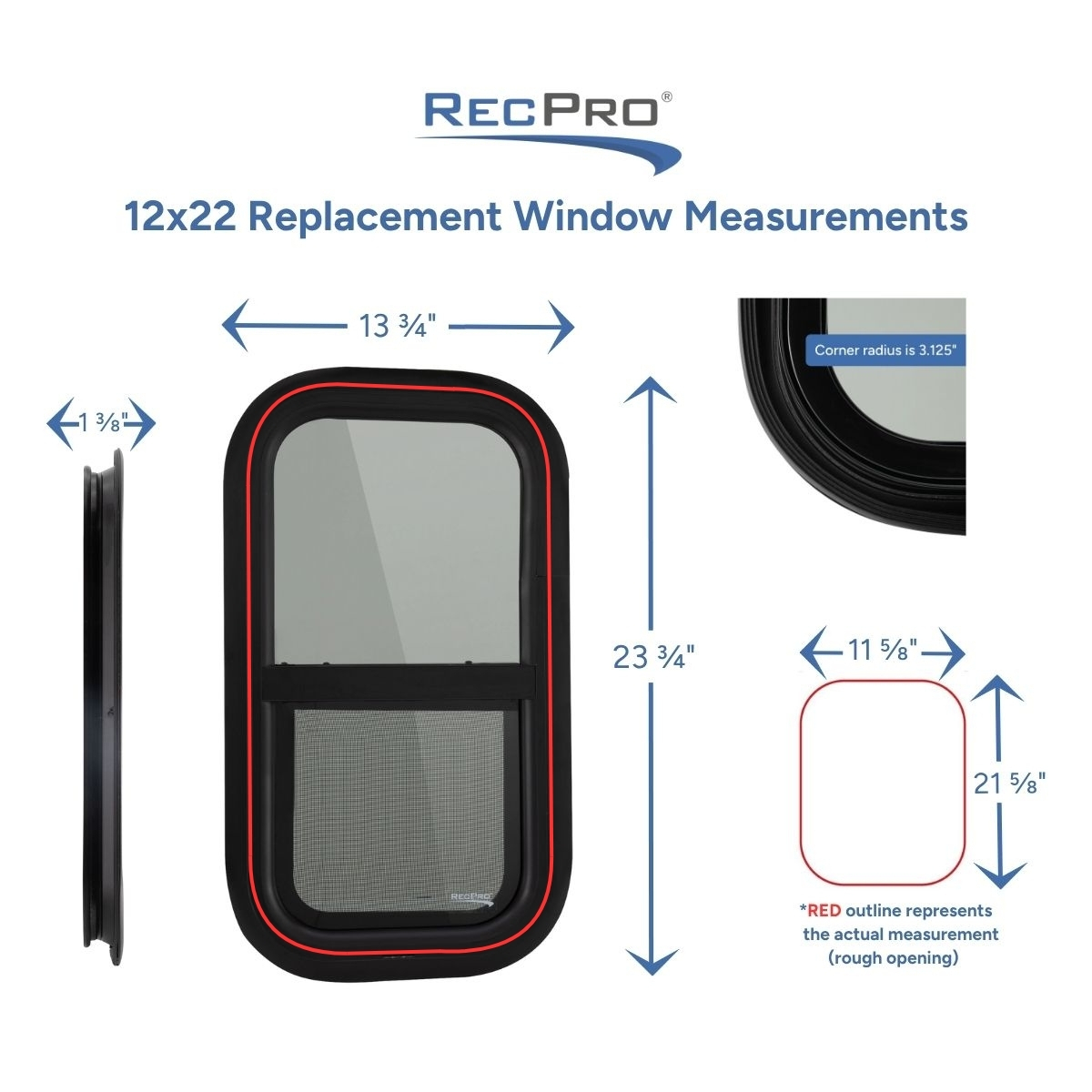 12x22 Replacement Window Measurements 12x22 Replacement Window Measurements
