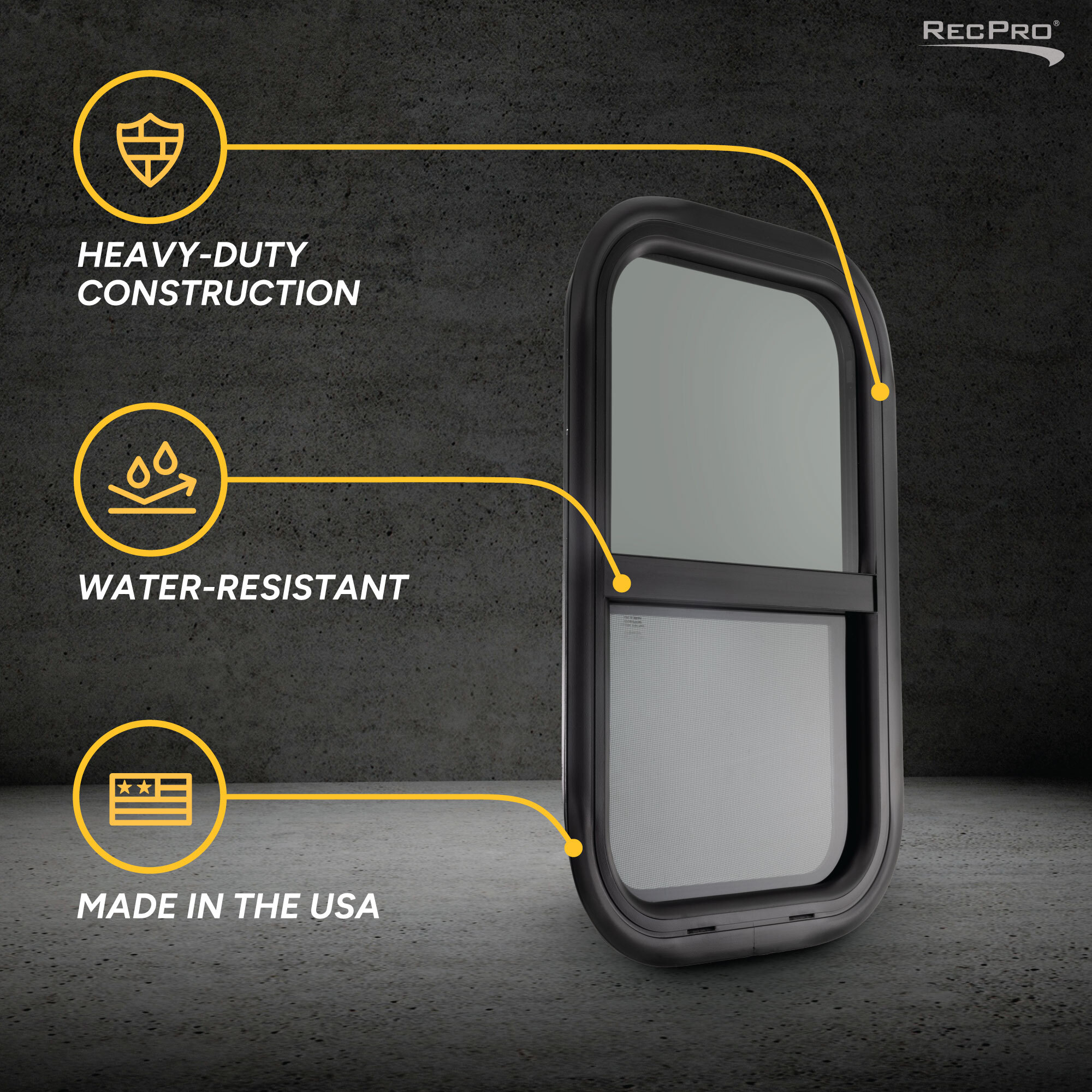 Heavy-Duty Construction, Water-Resistant, Made In The USA