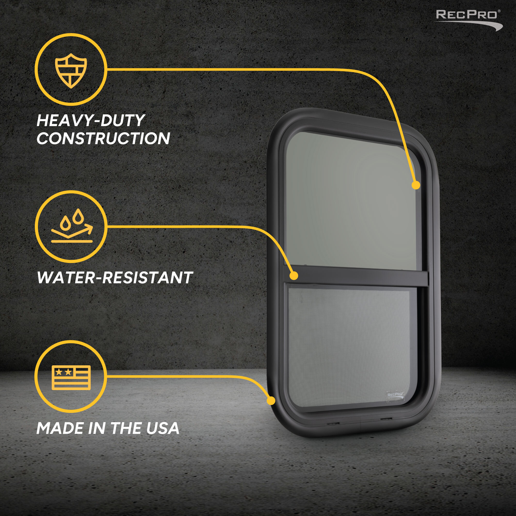 Heavy-Duty Construction, Water-Resistant, Made In The USA