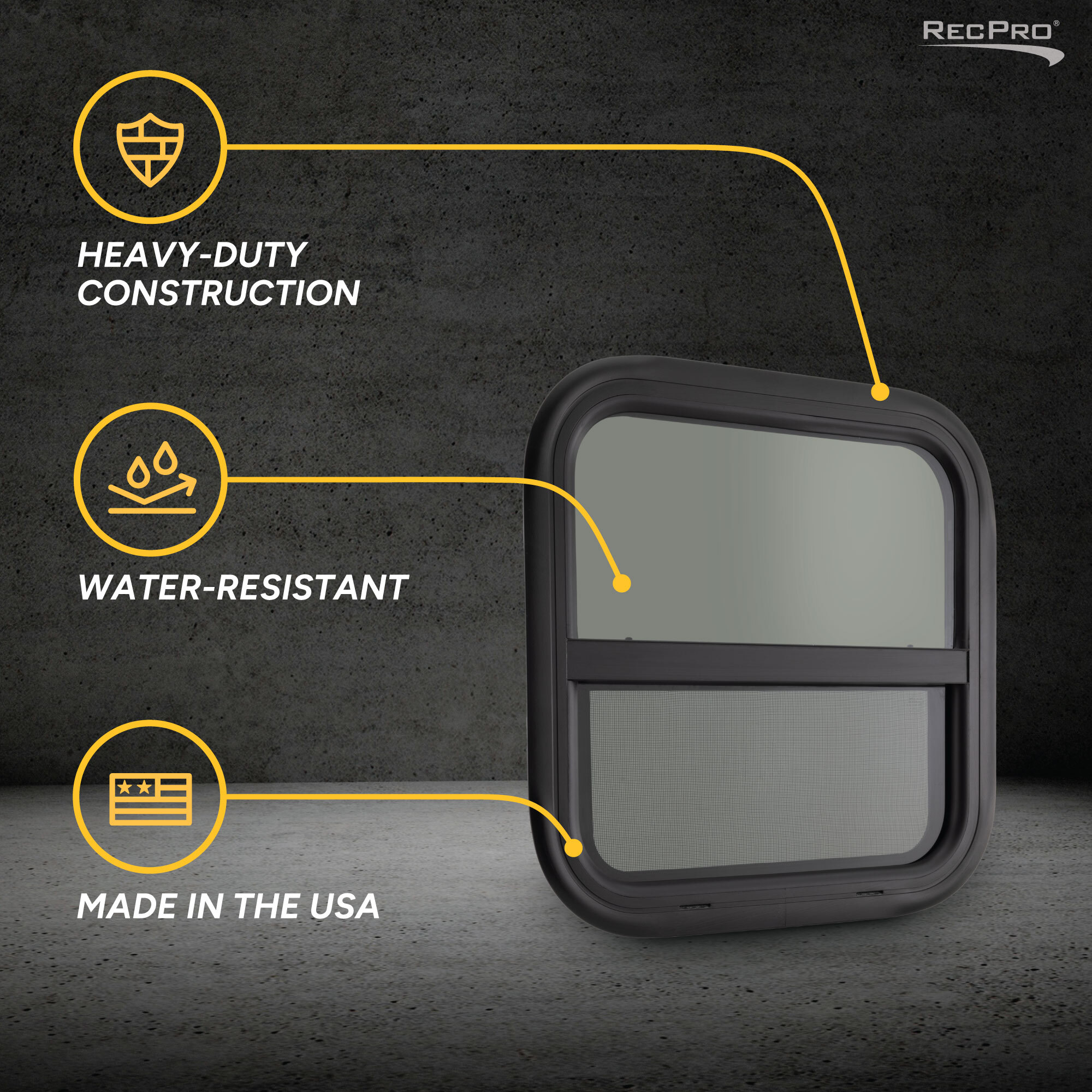 Heavy-Duty Construction, Water-Resistant, Made In The USA