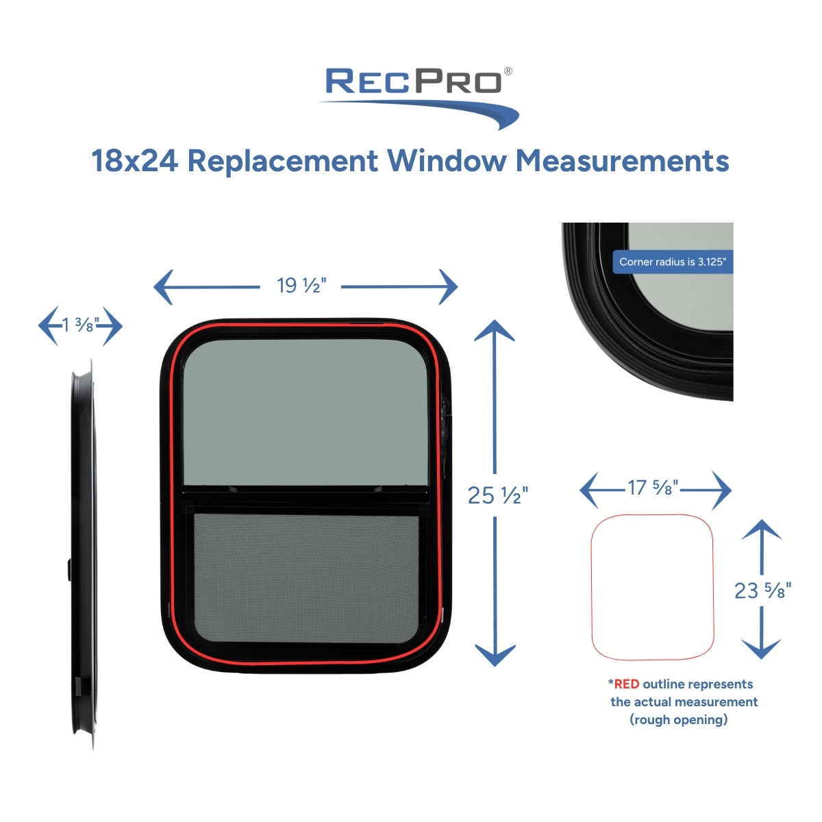 18x24 Replacement Window Measurements 18x24 Replacement Window Measurements