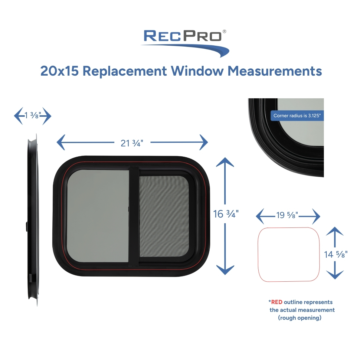 20x15 Replacement Window Measurements 20x15 Replacement Window Measurements