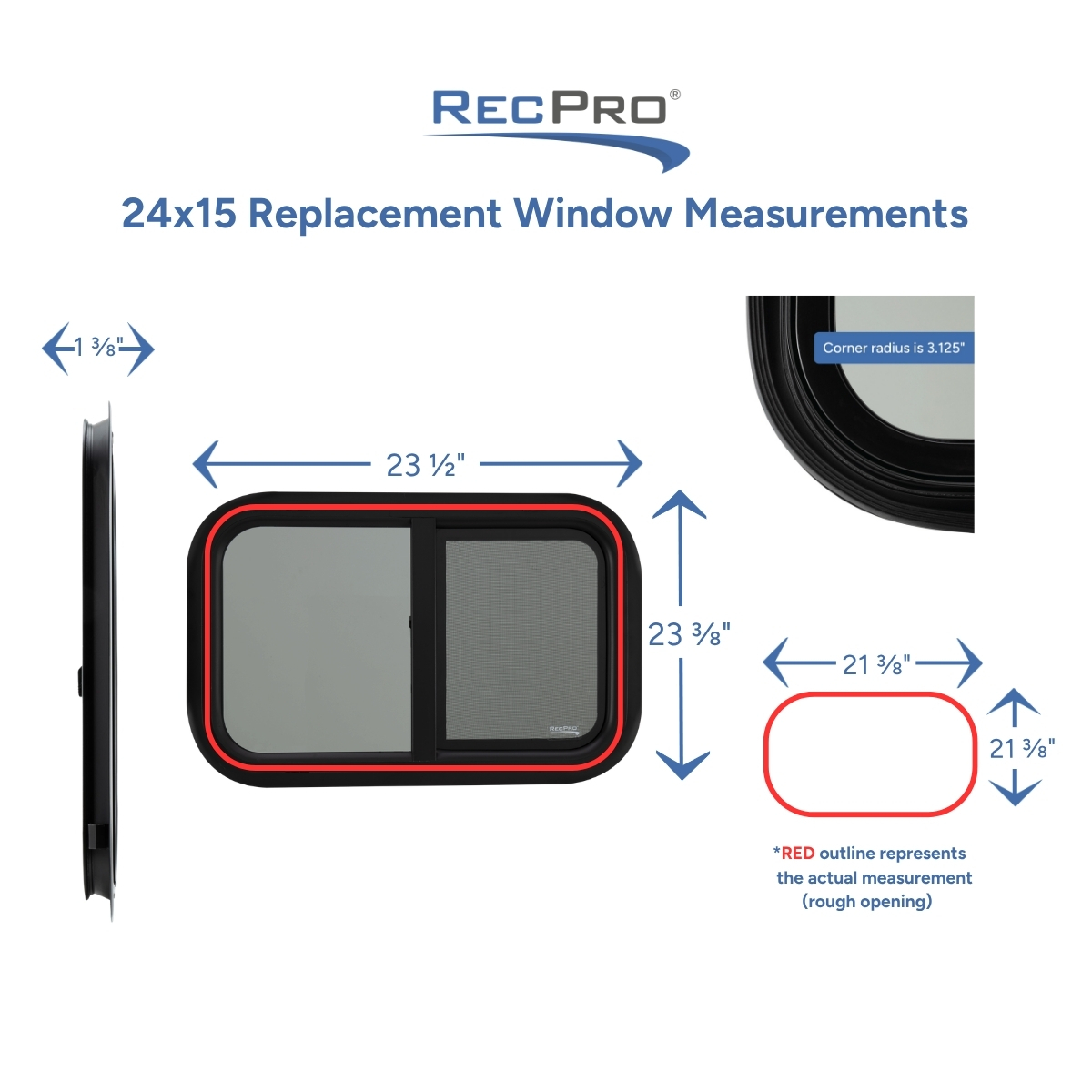24x15 Replacement Window Measurements 24x15 Replacement Window Measurements