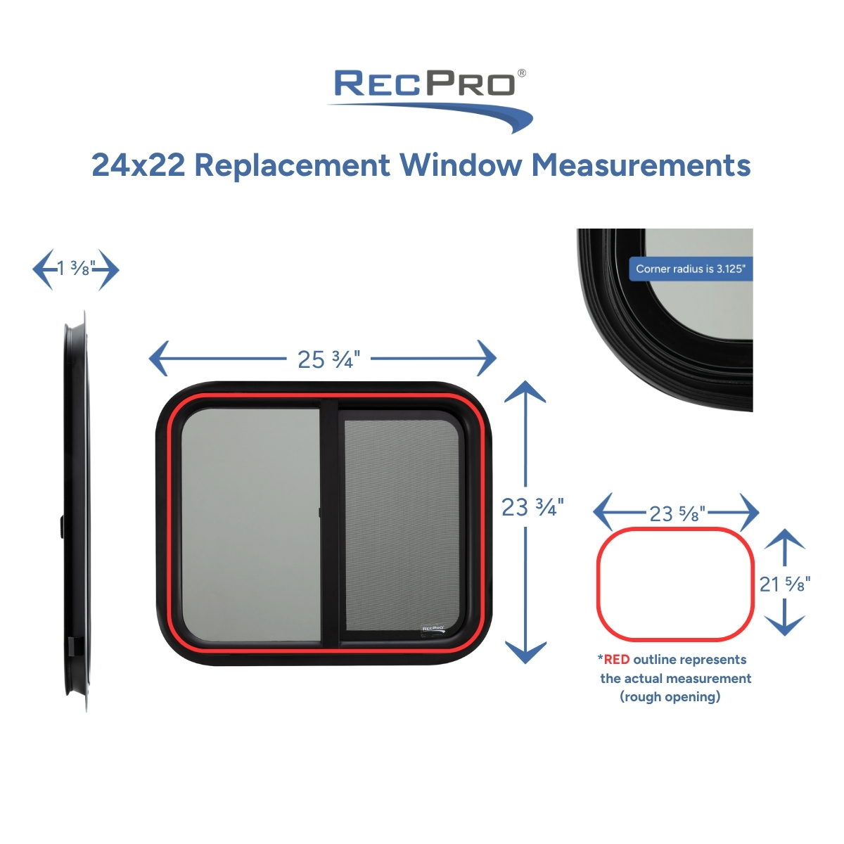 24x22 Replacement Window Measurements 24x22 Replacement Window Measurements