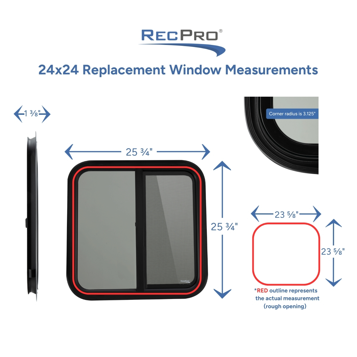 24x24 Replacement Window Measurements 24x24 Replacement Window Measurements