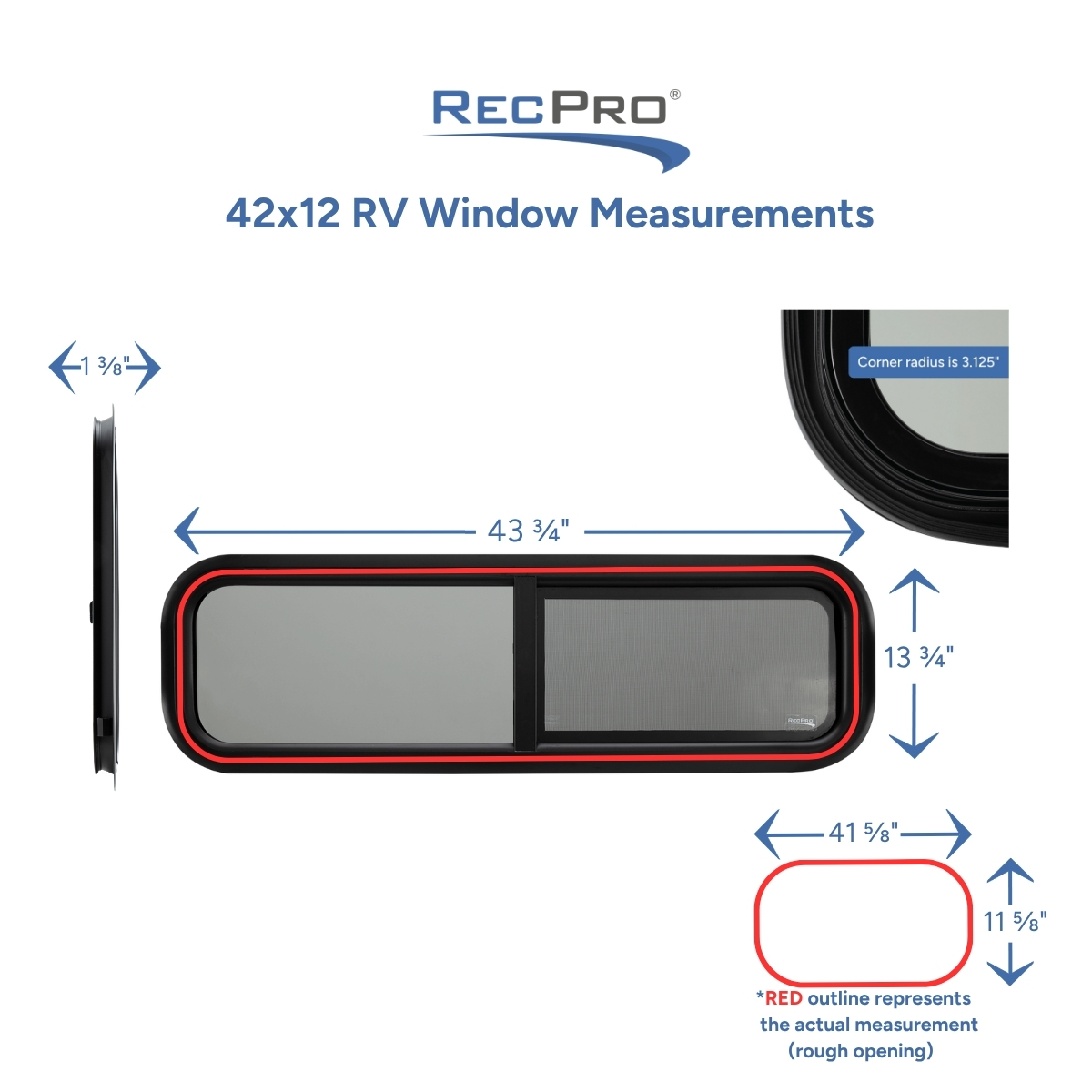 42x12 Window Measurements