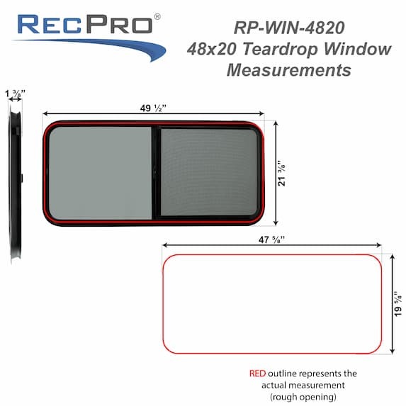 rp-win-4820 measurements 48" x 20"