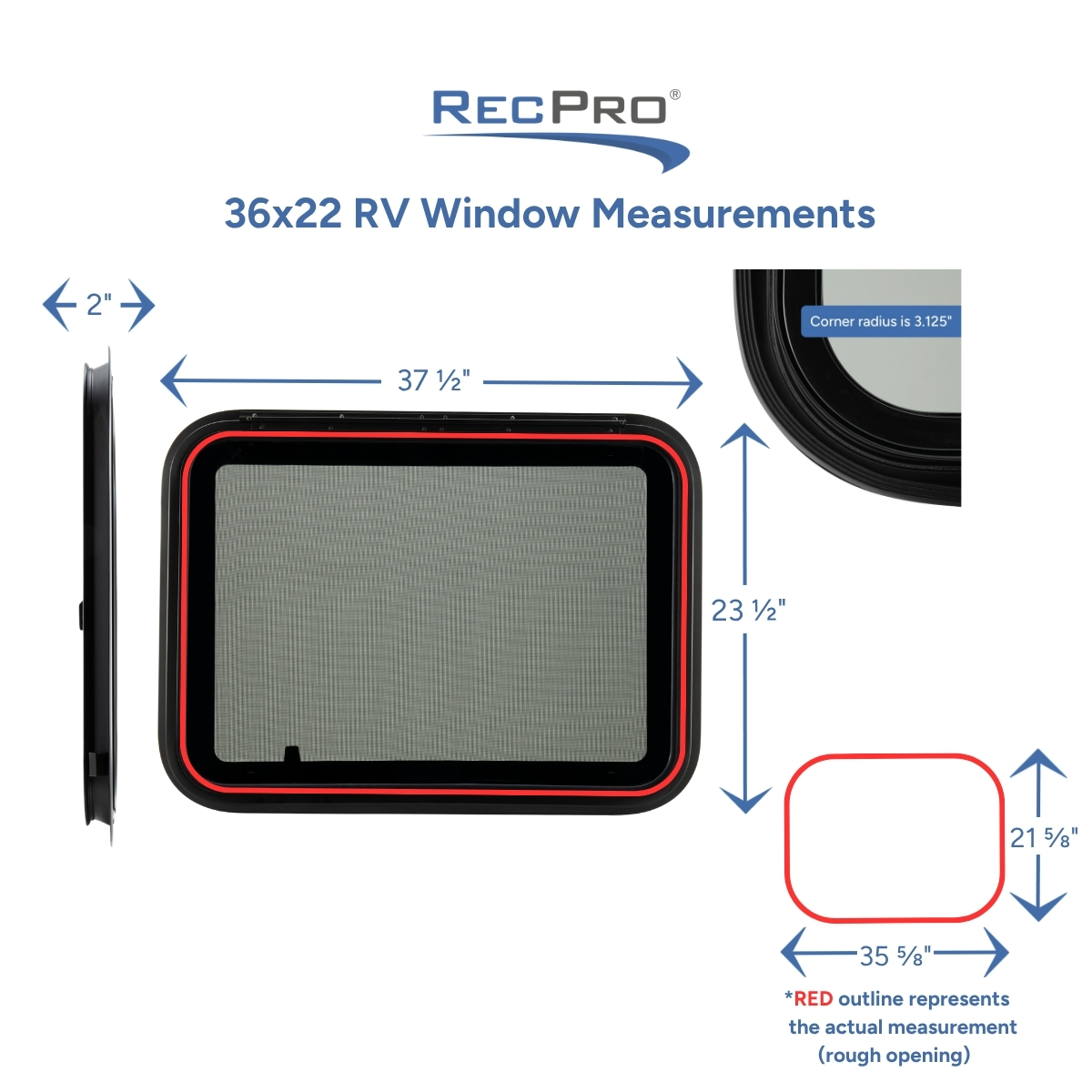 36x22 RV Window Measurements 36x22 RV Window Measurements