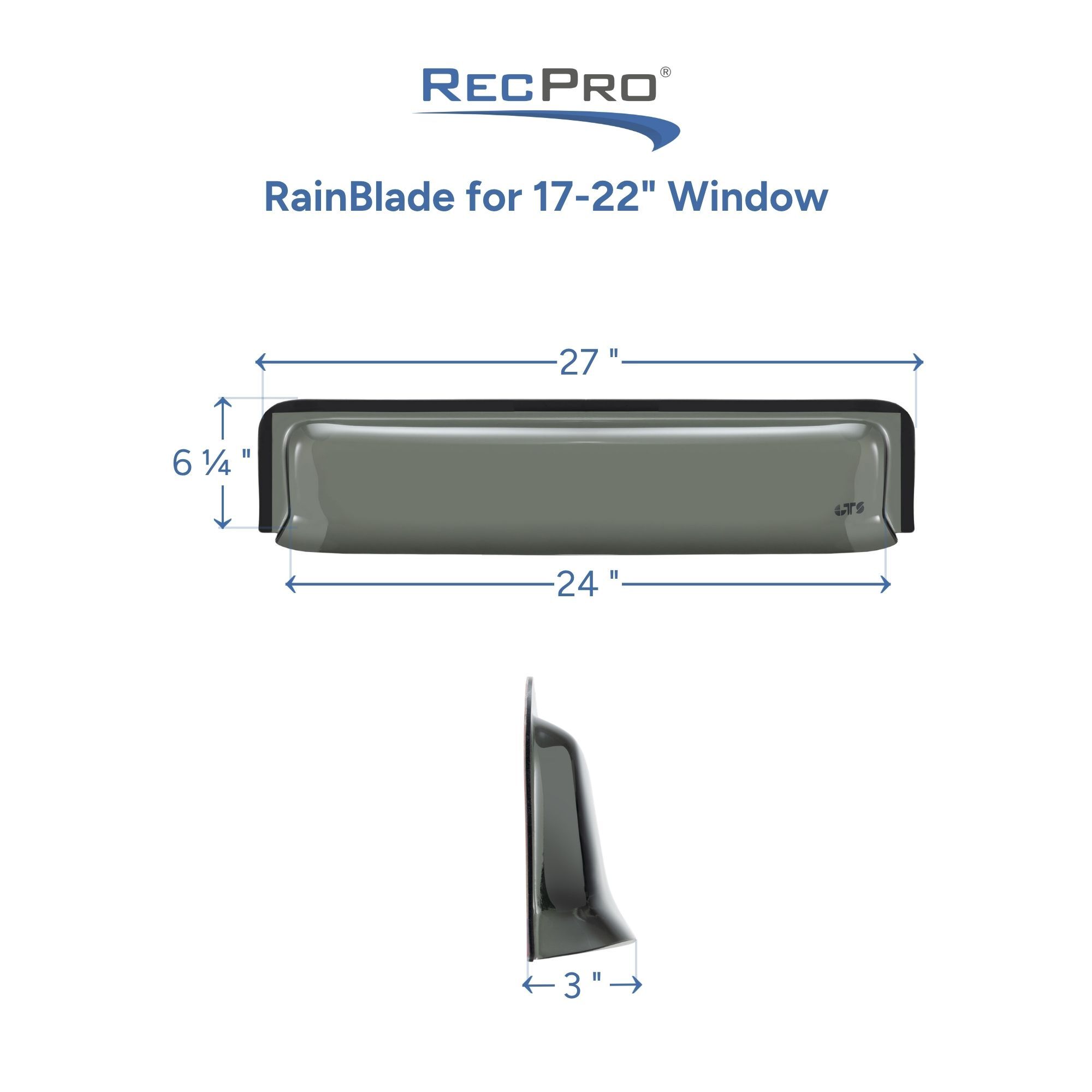 Rainblade for 17"-22" Window Measurements Rainblade for 17"-22" Window Measurements