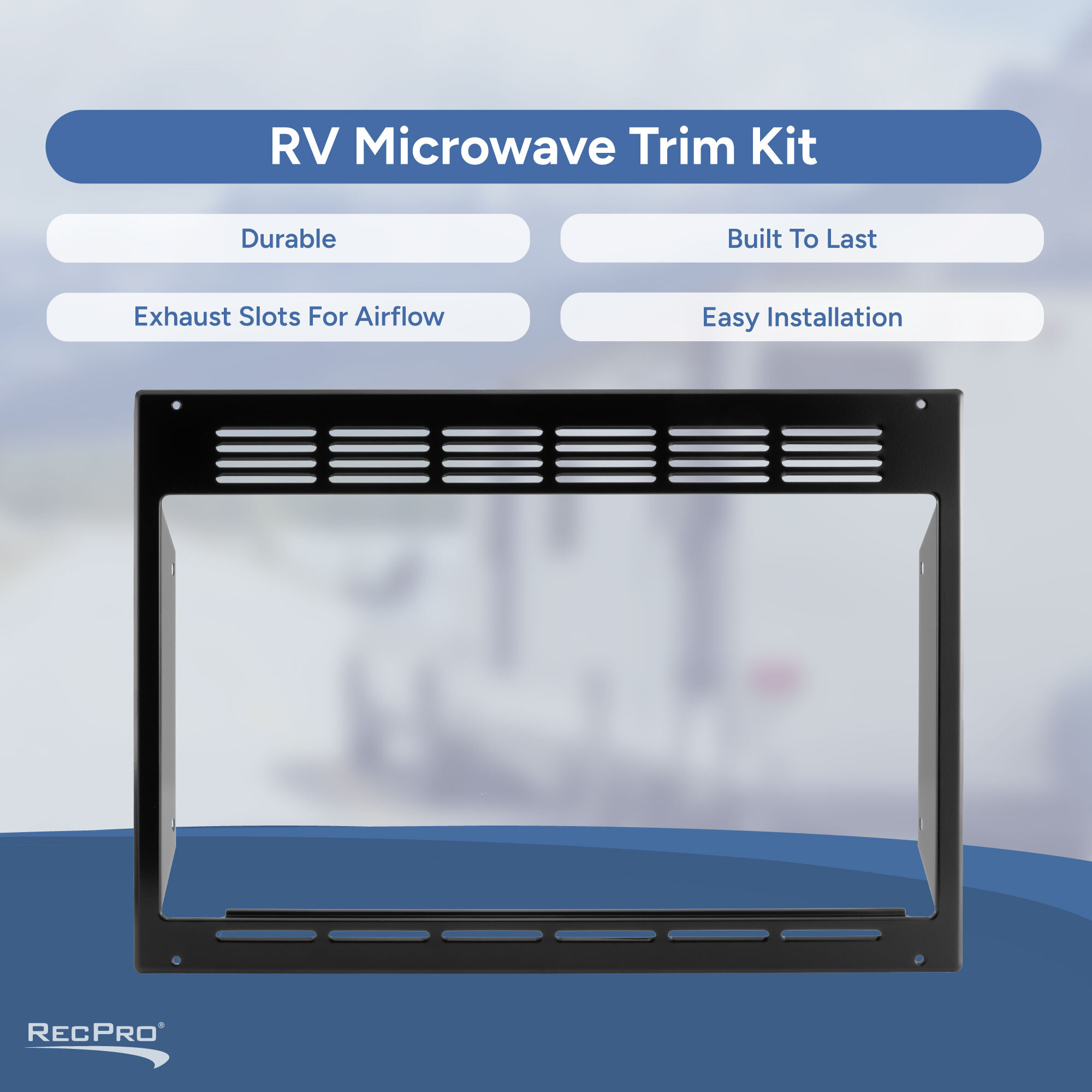 Durable, Built to Last, Exhaust Slots for Airflow, Easy Installation