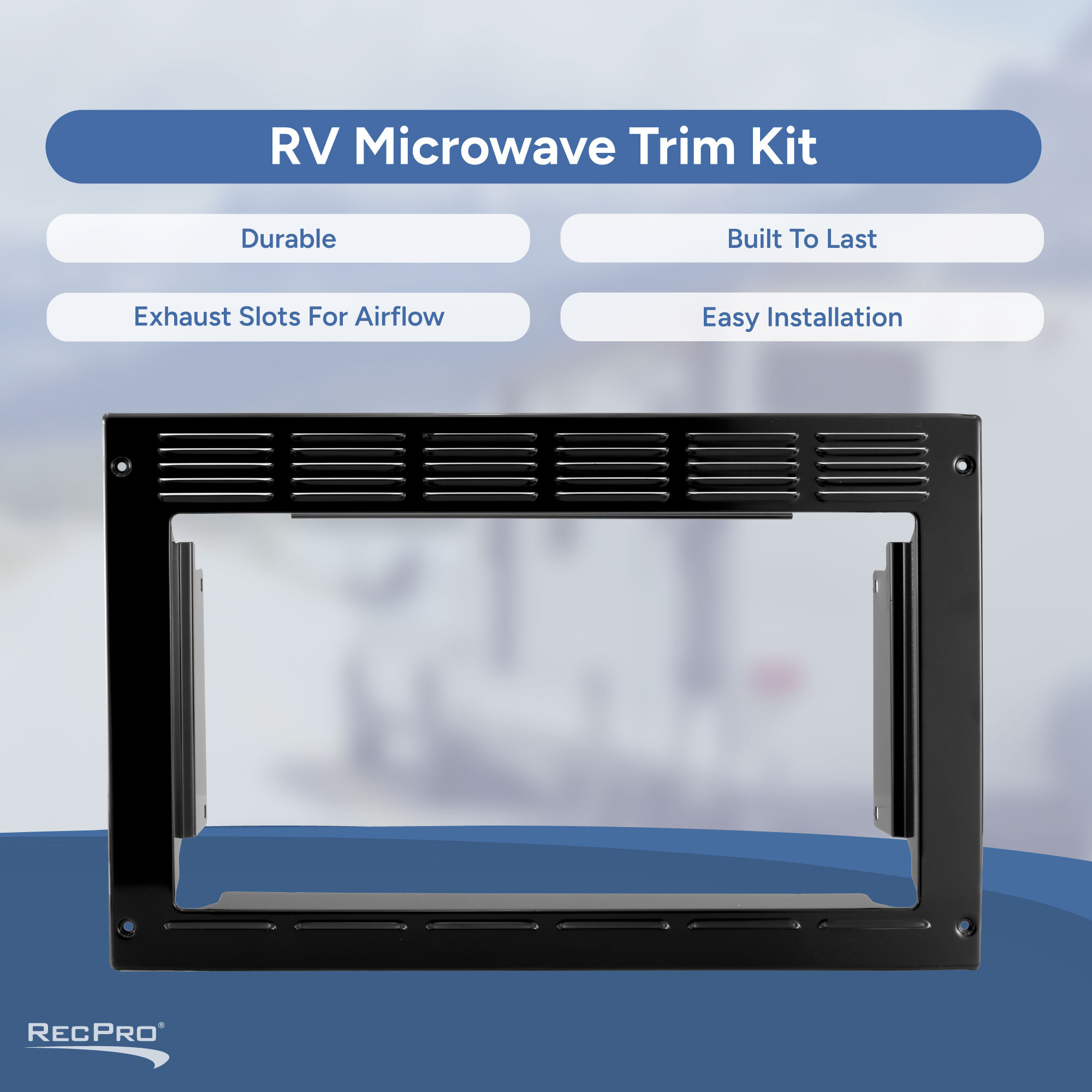 Durable, Built to Last, Exhaust Slots for Airflow, Easy Installation
