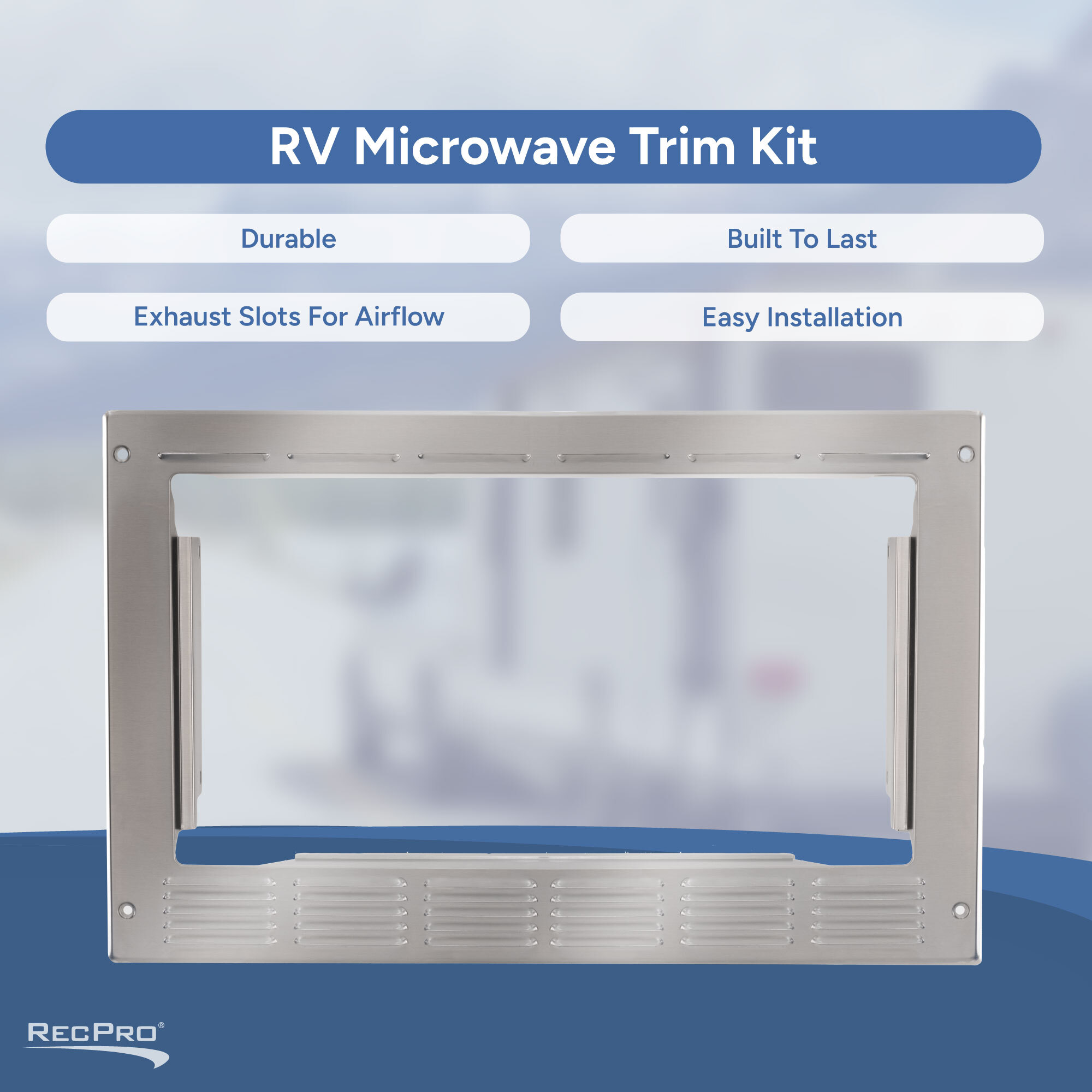 Durable, Built to Last, Exhaust Slots for Airflow, Easy Installation