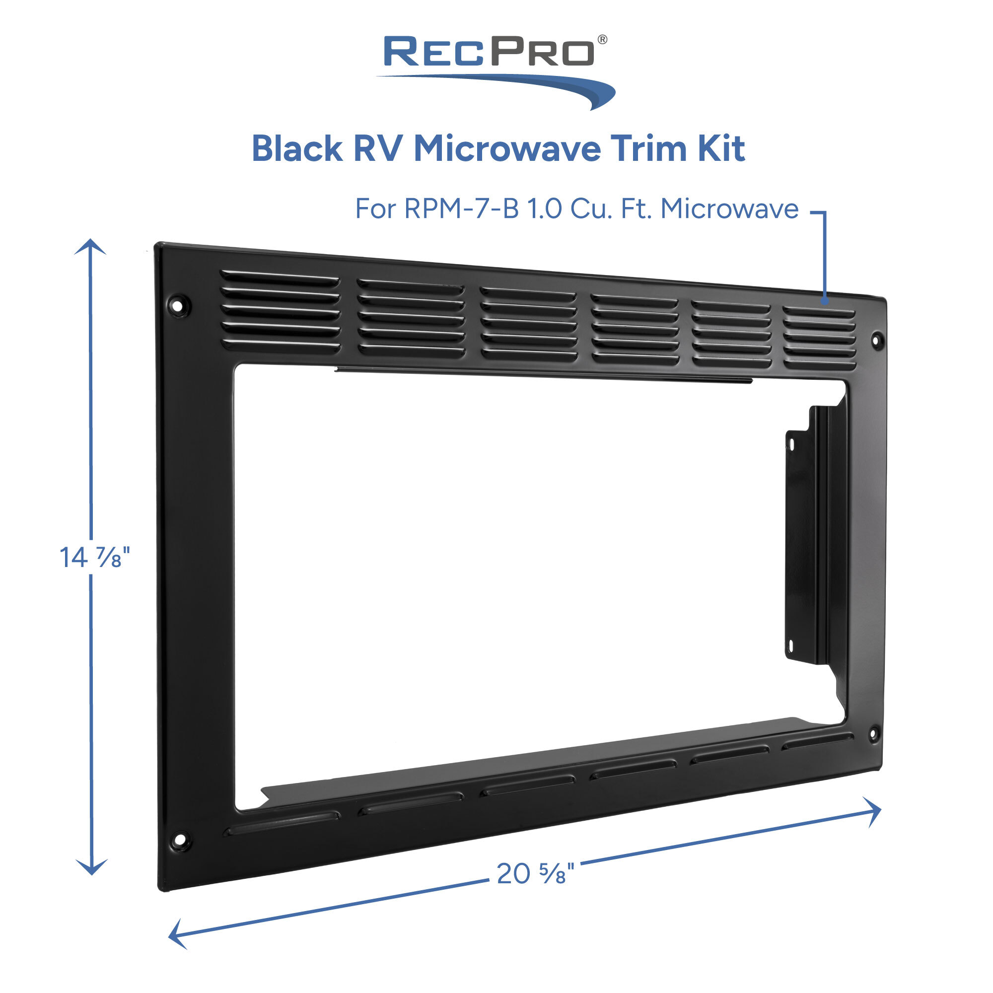 Black RV Microwave Trim Kit Measurements Black RV Microwave Trim Kit Measurements