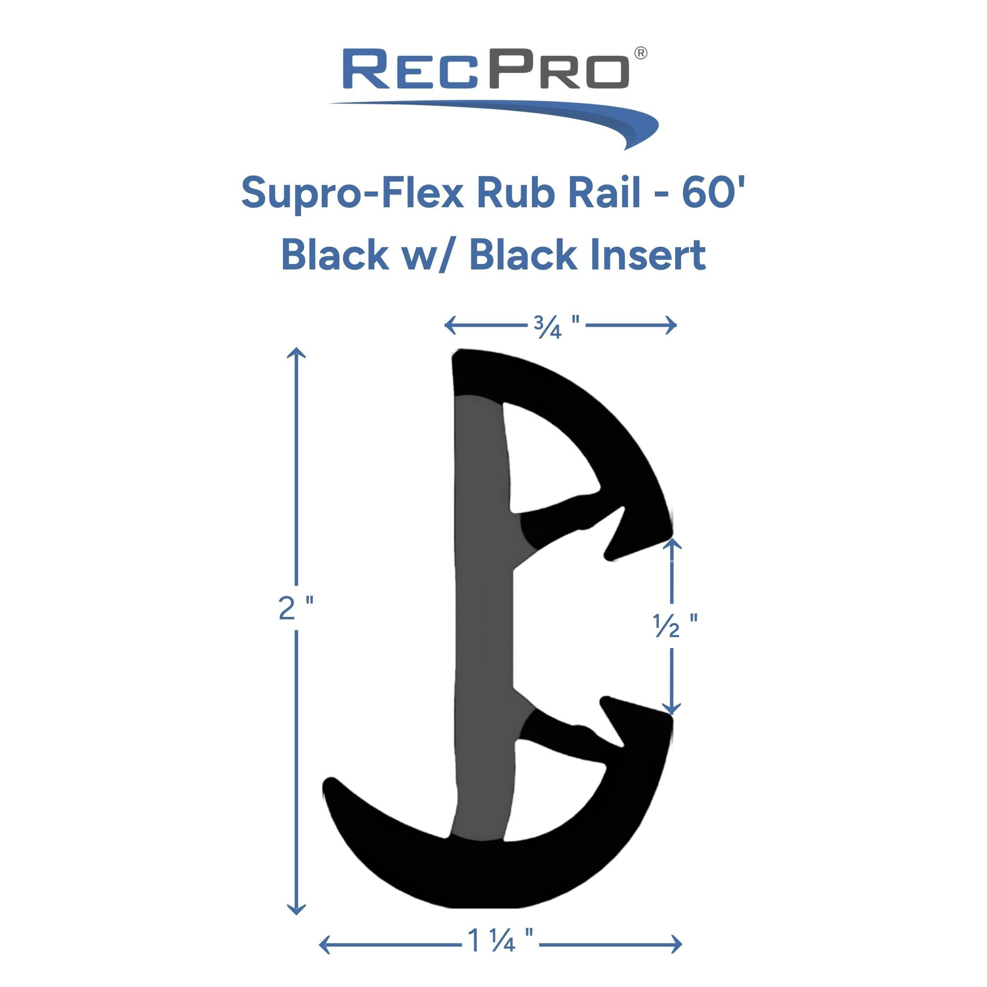 Supro-Flex Rub Rail Measurements 