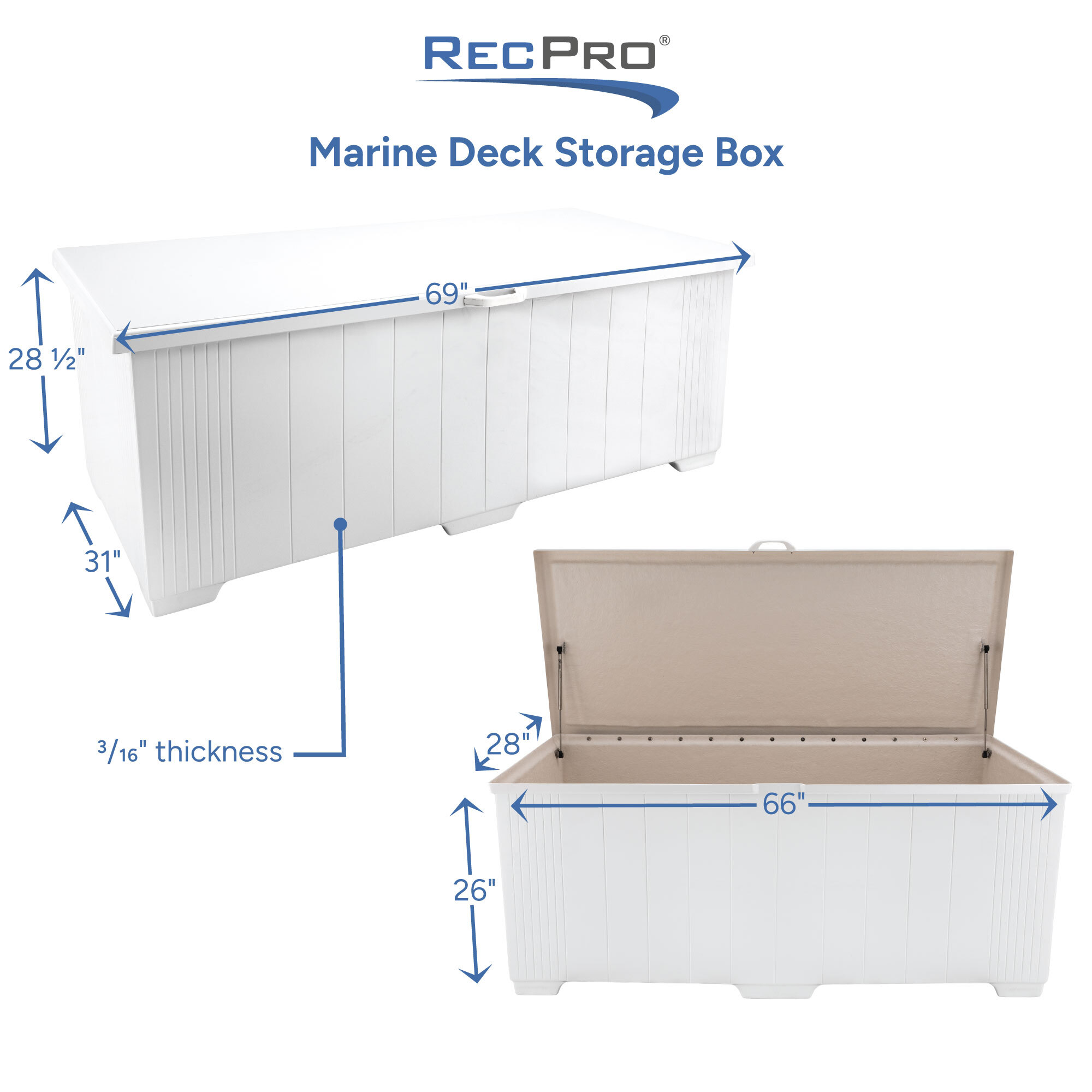 Deck Storage Box Measurements Deck Storage Box Measurements