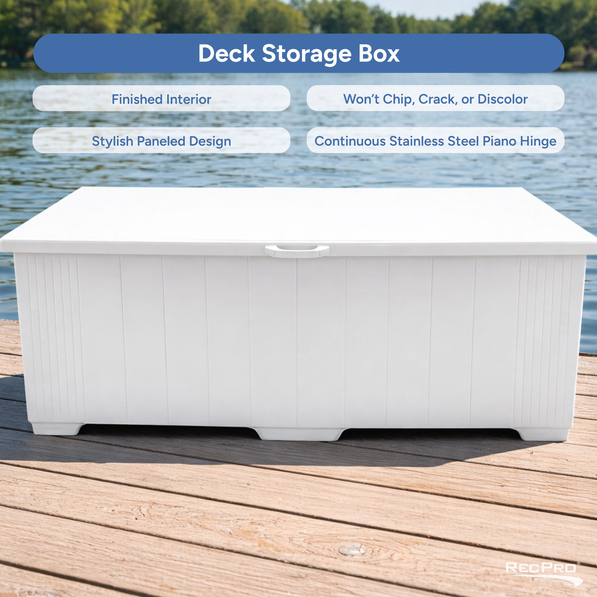 Deck Storage Box Infographic Deck Storage Box Infographic