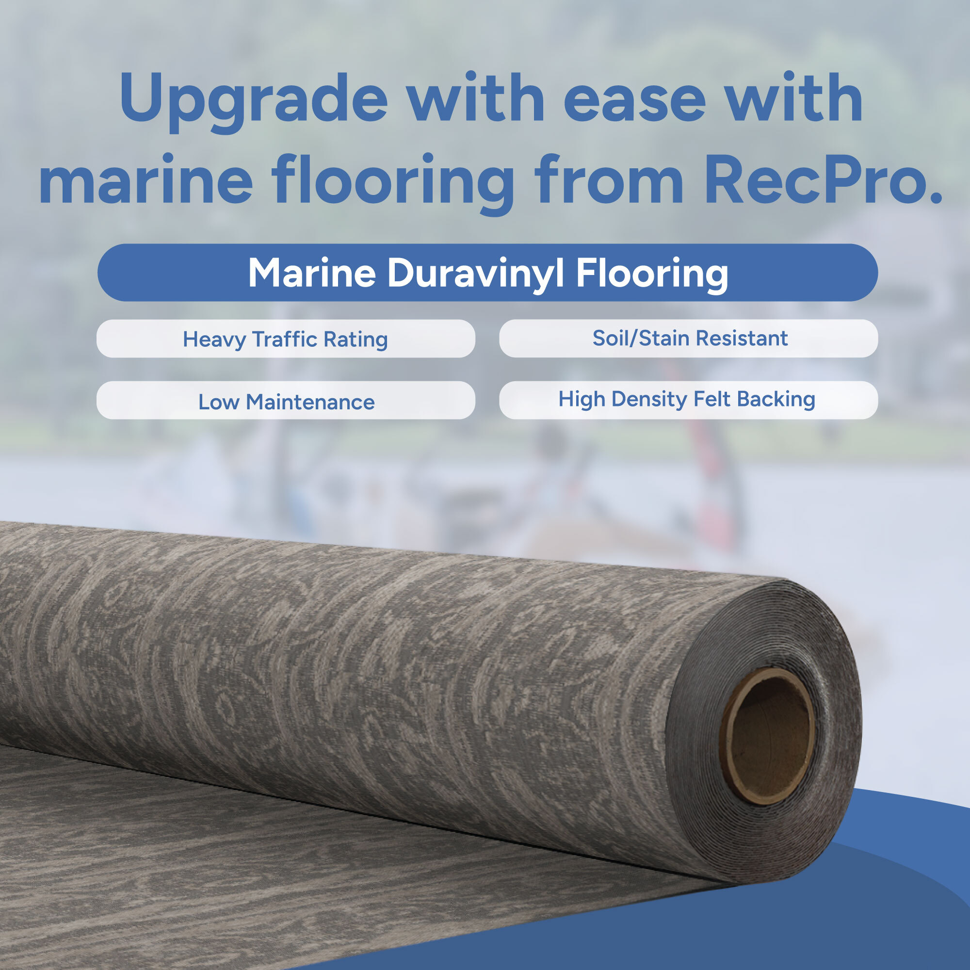 Upgrade with ease with marine flooring from RecPro