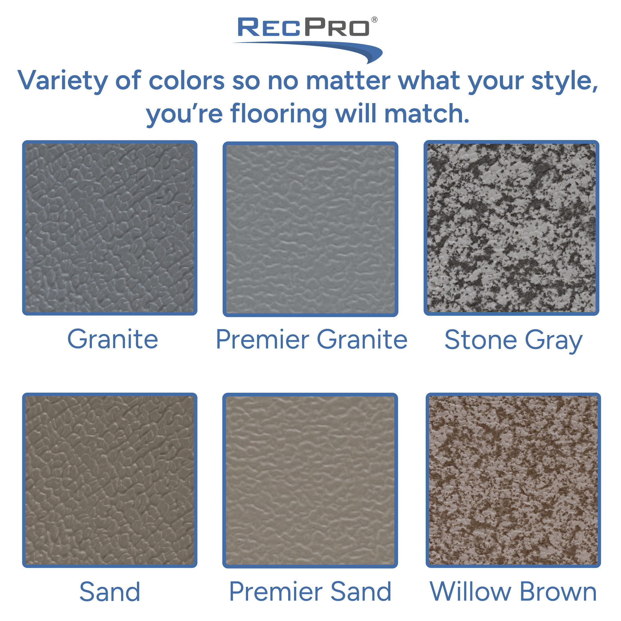 Variety of colors so no matter what your style, you're flooring will match.
