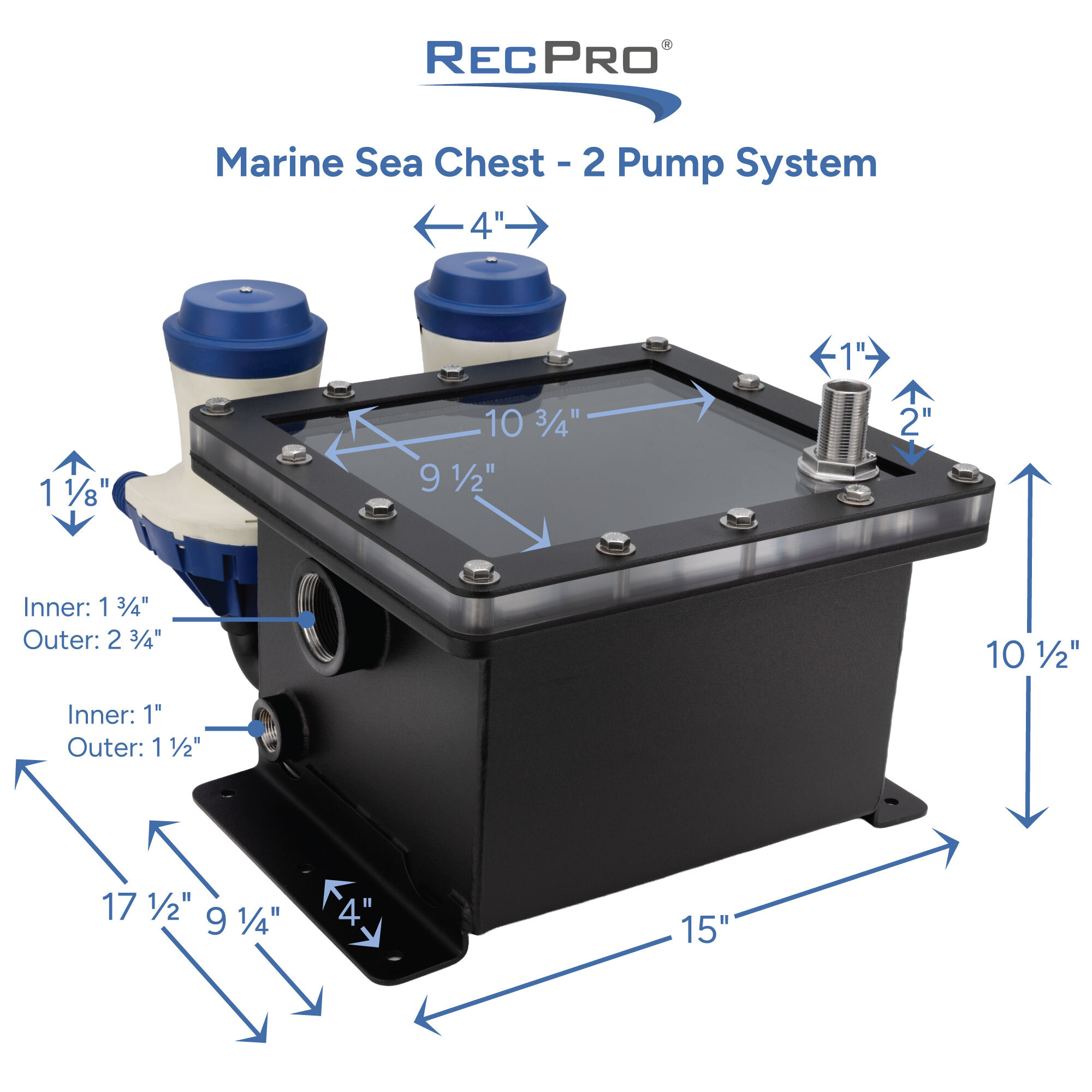 Marine Sea Chest 2 Pump System Measurements