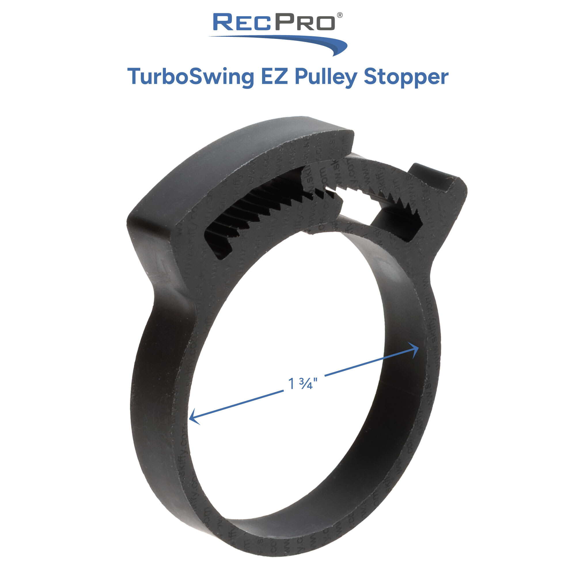 TurboSwing EZ Pulley Stopper Measurements 1 3/4
